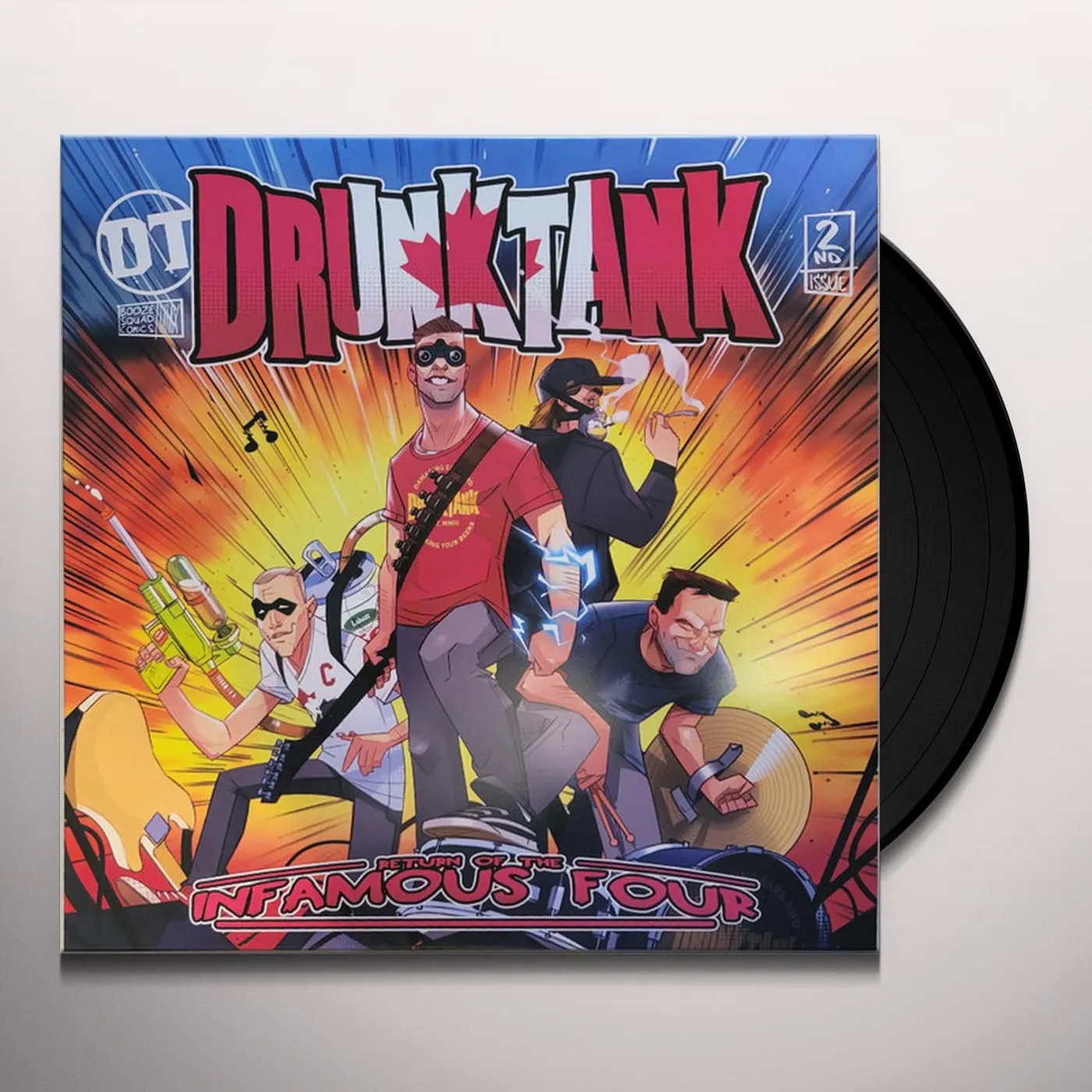 Drunktank RETURN OF THE INFAMOUS FOUR Vinyl Record