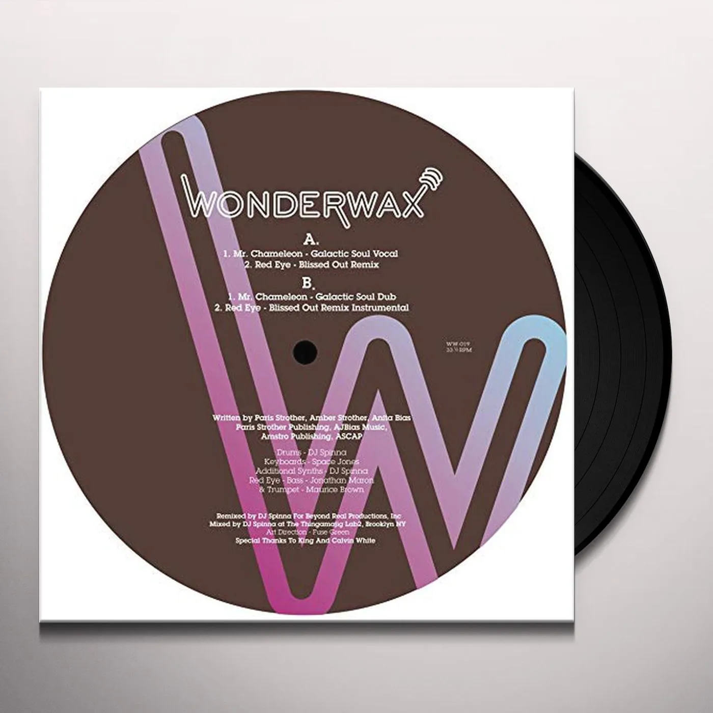 King Mr Chameleon / Red Eye (DJ Spinna Remixes) Vinyl Record