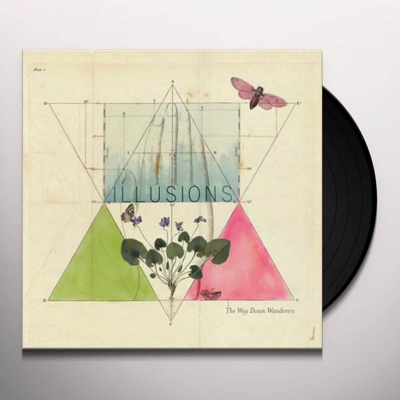 The Way Down Wanderers Illusions (Magenta) Vinyl Record