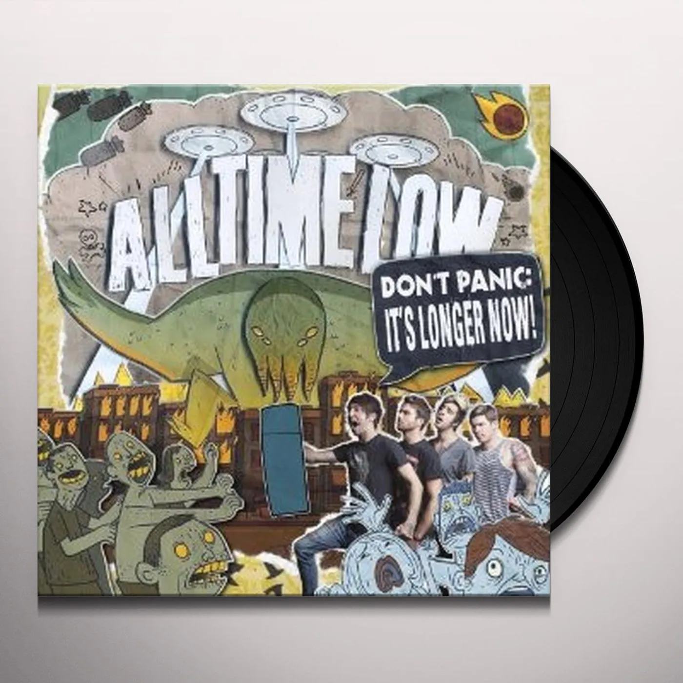 All Time Low DON'T PANIC: IT'S LONGER NOW - ORANGE Vinyl Record - Colored Vinyl, Orange Vinyl