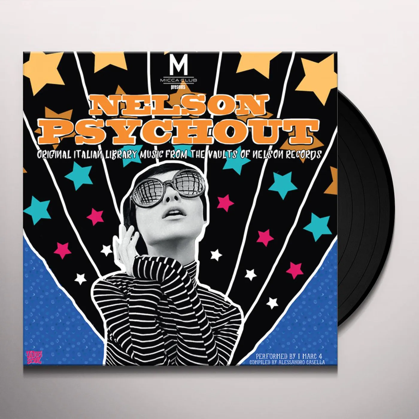 Marc 4 ORIGINAL ITALIAN LIBRARY MUSIC FROM THE VAULTS Vinyl Record