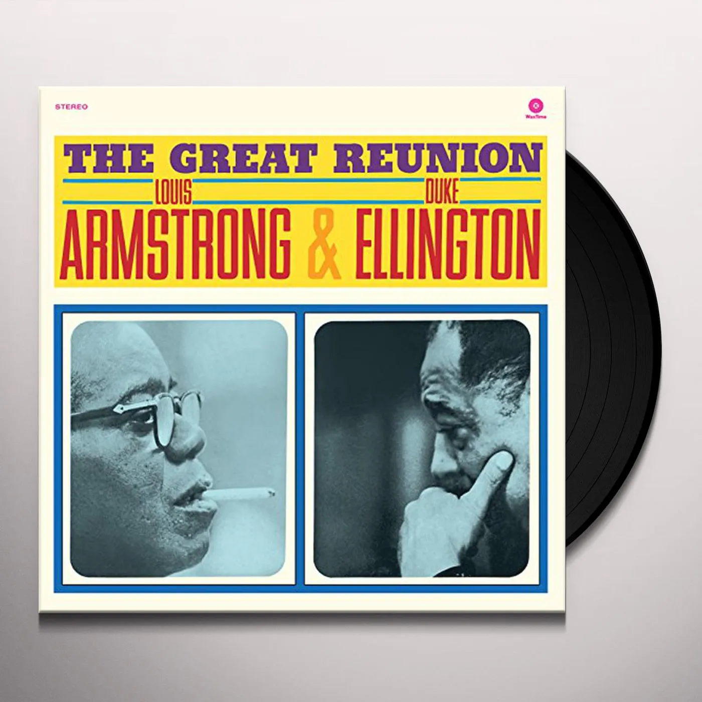 Louis Armstrong & Duke Ellington GREAT REUNION Vinyl Record - 180 Gram Pressing, Remastered, Spain Release