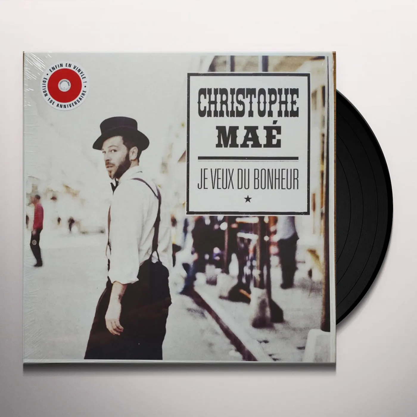 Christophe Maé JE VEUX BONHEUR Vinyl Record