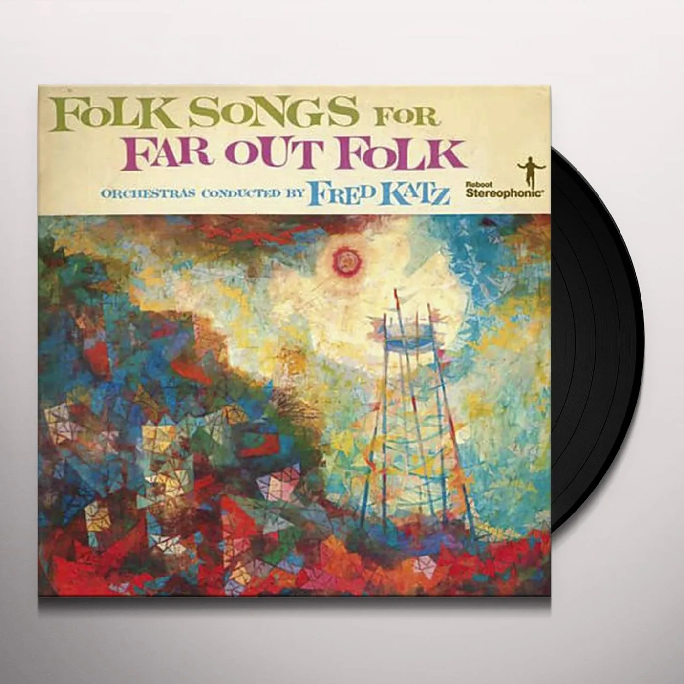 Fred Katz Folk Songs for Far Out Folk Vinyl Record