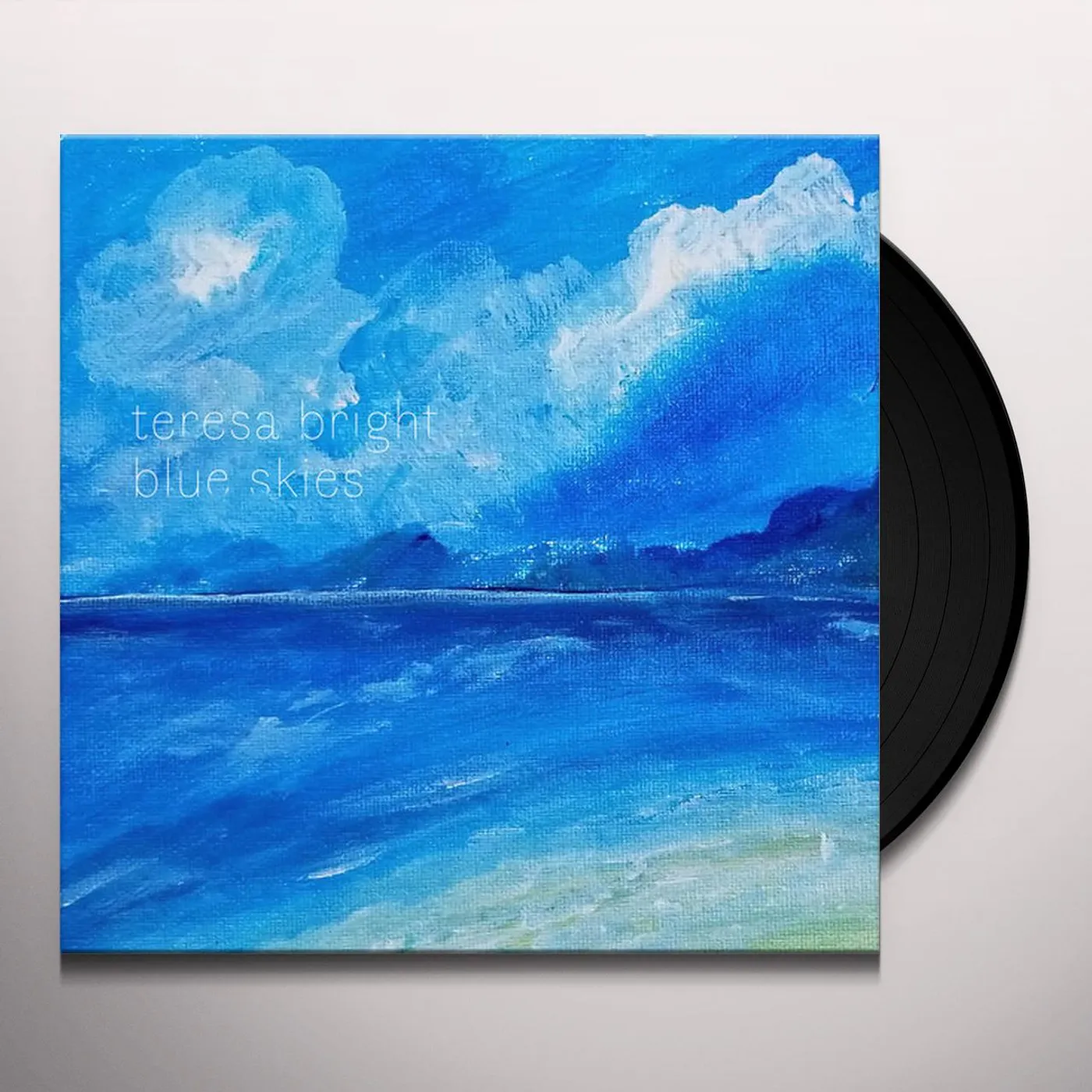 Teresa Bright BLUE SKIES Vinyl Record - Blue Vinyl