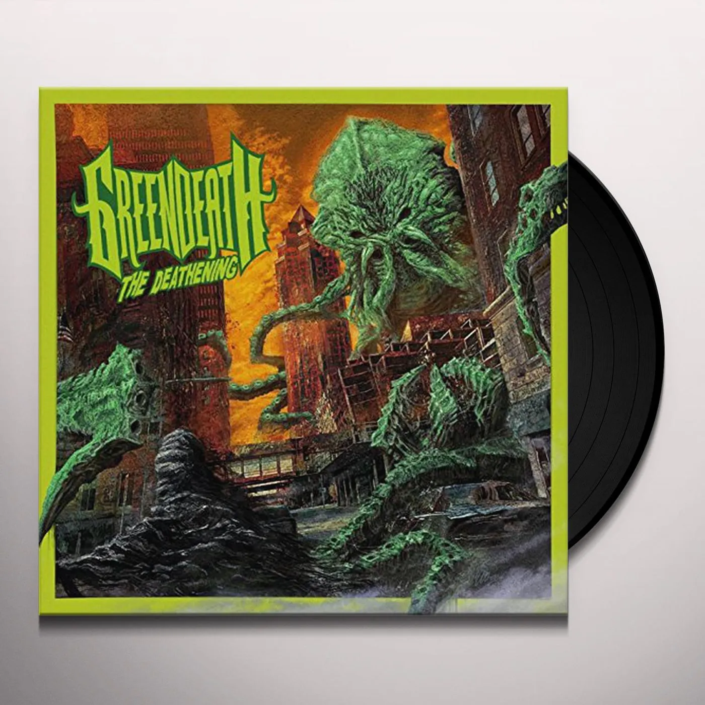 Green Death DEATHENING Vinyl Record