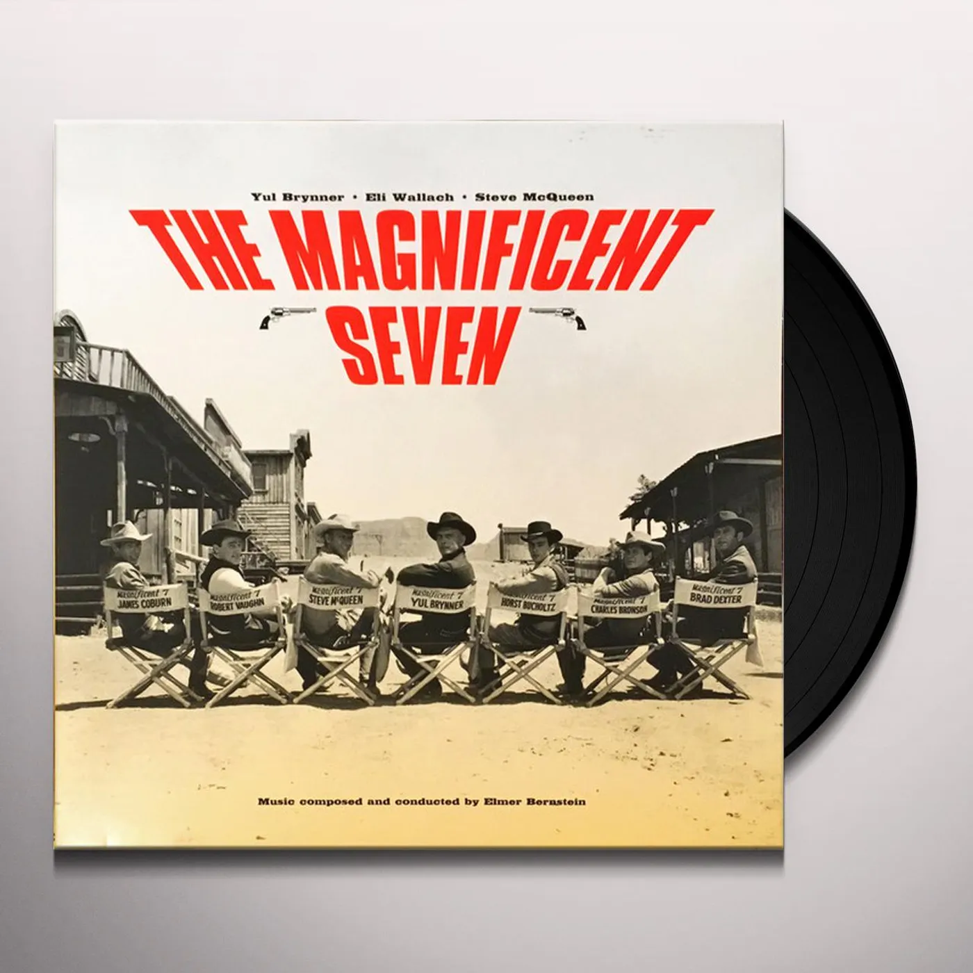 Elmer Bernstein MAGNIFICENT SEVEN Original Soundtrack (180G/DMM/LIMITED SOLID YELLOW  VINYL) Vinyl Record