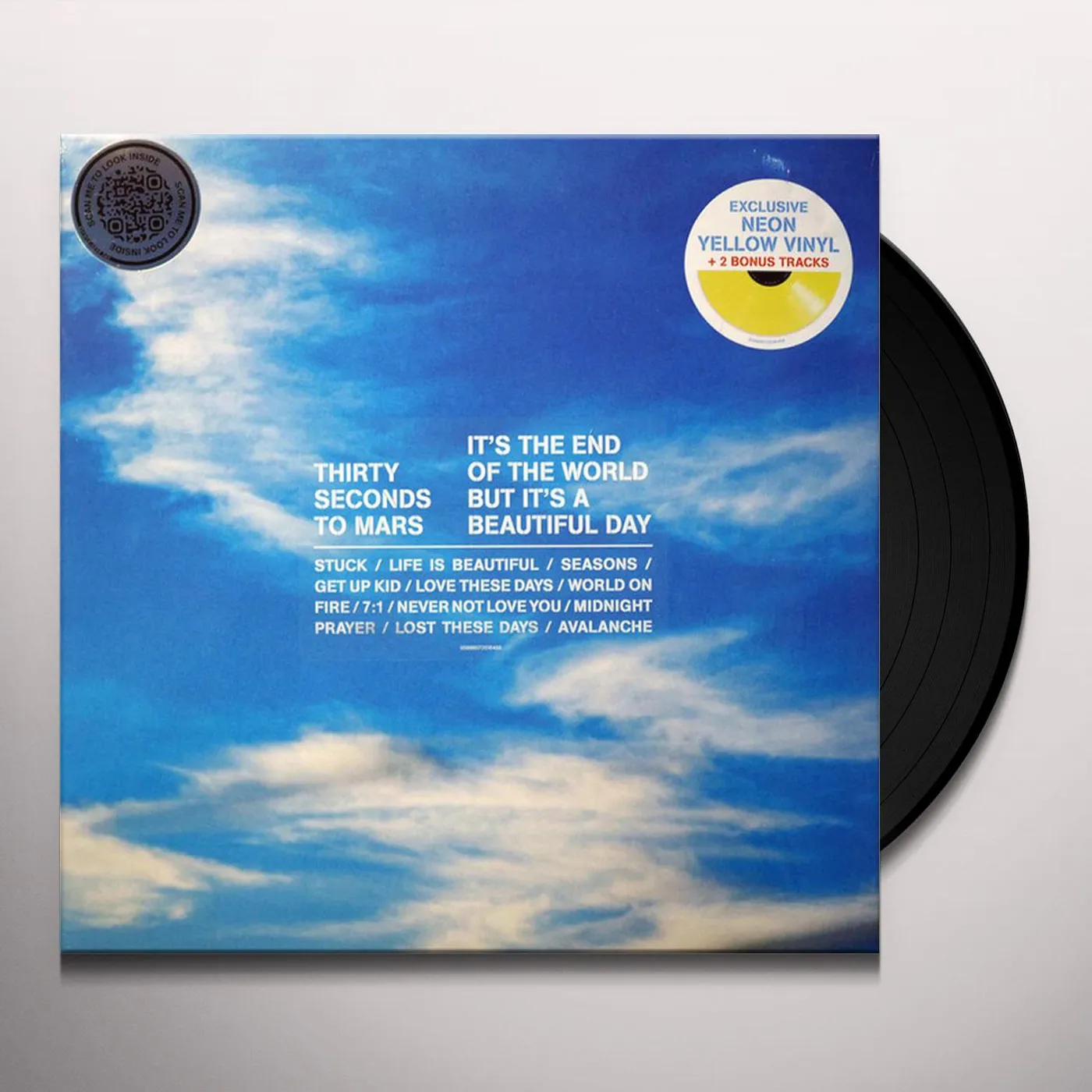 Thirty Seconds To Mars IT'S THE END OF THE WORLD BUT IT'S A BEAUTIFUL DAY Vinyl Record