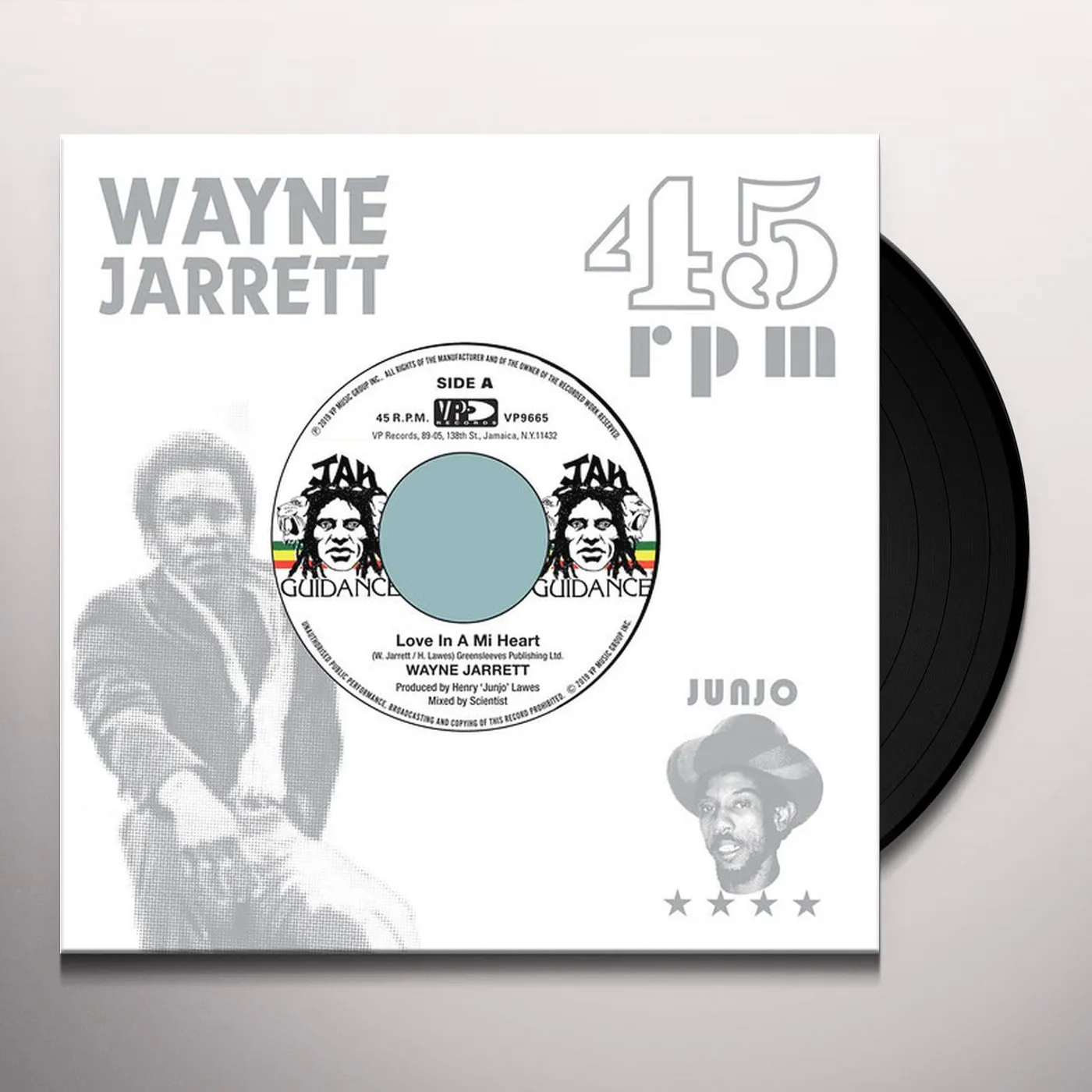 Wayne Jarrett LOVE IN A MI HEART Vinyl Record