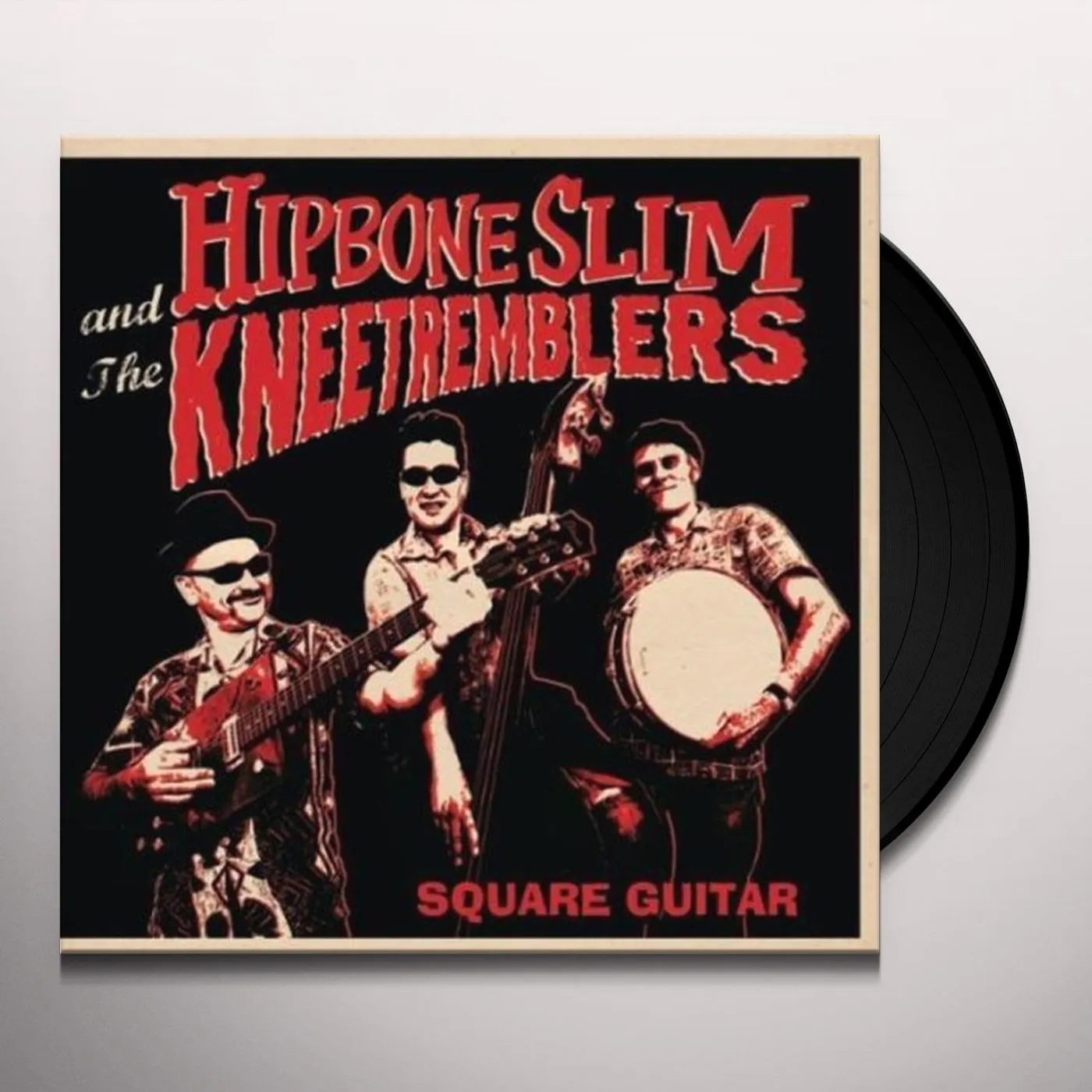 Hipbone Slim & The Kneetremblers Square Guitar Vinyl Record
