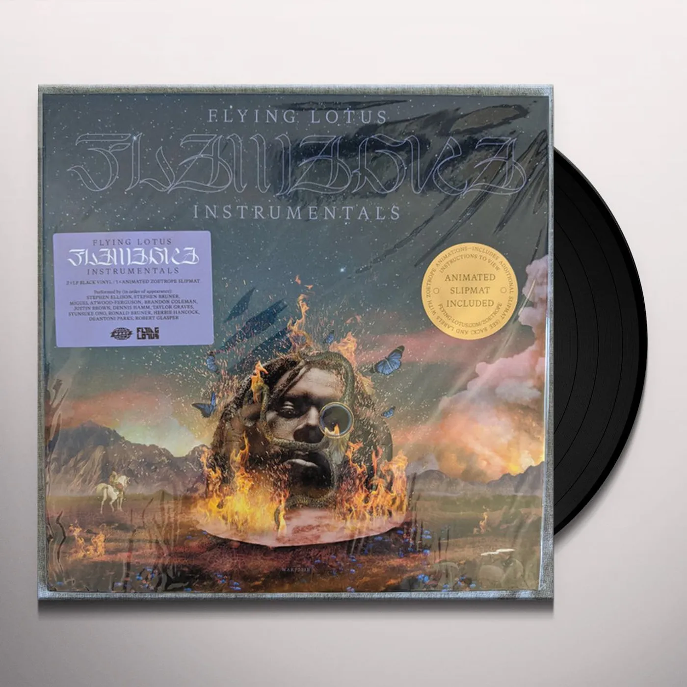 Flying Lotus FLAMAGRA (INSTRUMENTALS) (2LP/DL CARD) Vinyl Record