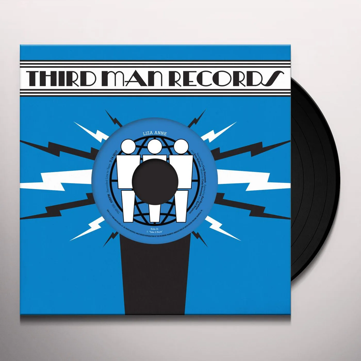 Liza Anne TAKE IT BACK / OVERNIGHT Vinyl Record