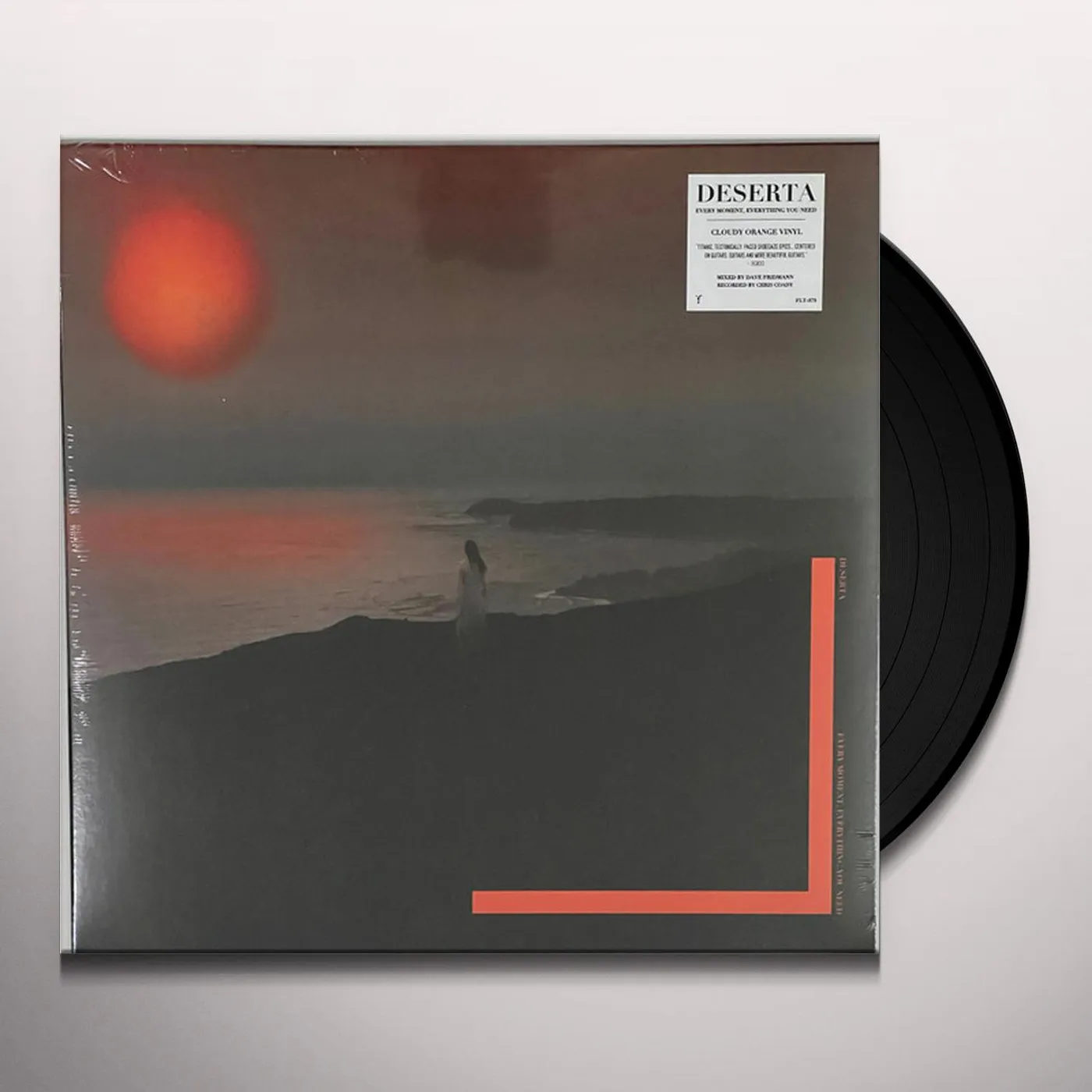 Deserta EVERY MOMENT, EVERYTHING YOU NEED (CLOUDY ORANGE VINYL) Vinyl Record