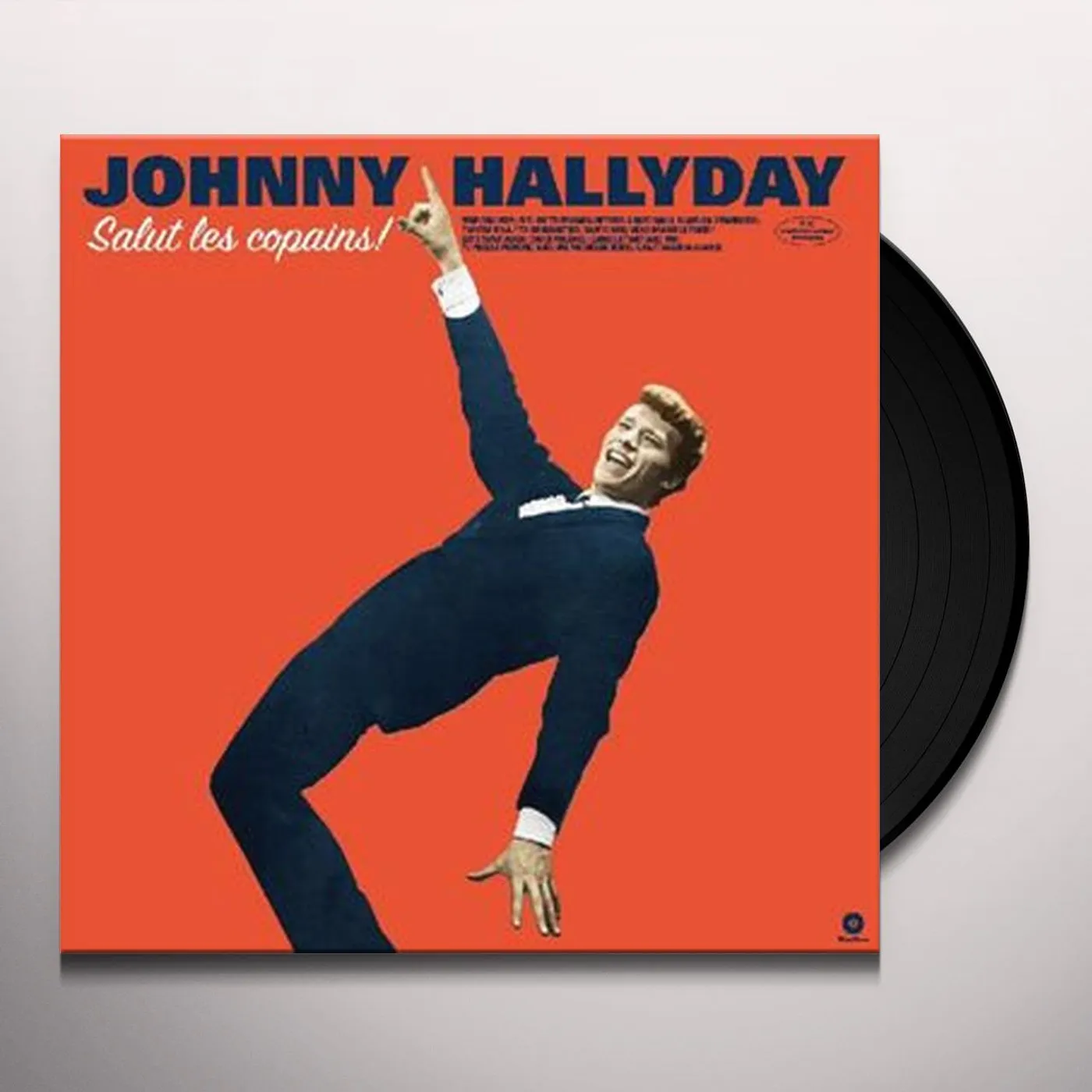 Johnny Hallyday SALUT LES COPAINS Vinyl Record - Limited Edition, 180 Gram Pressing, Virgin Vinyl, Spain Release