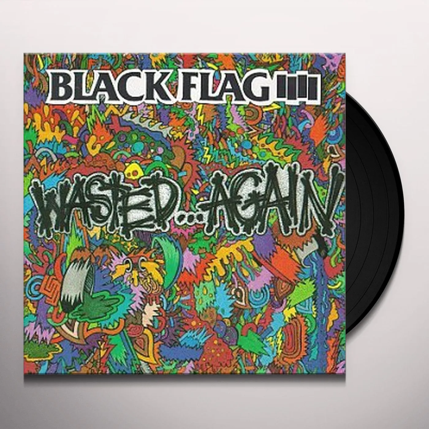 Black Flag WASTED AGAIN Vinyl Record