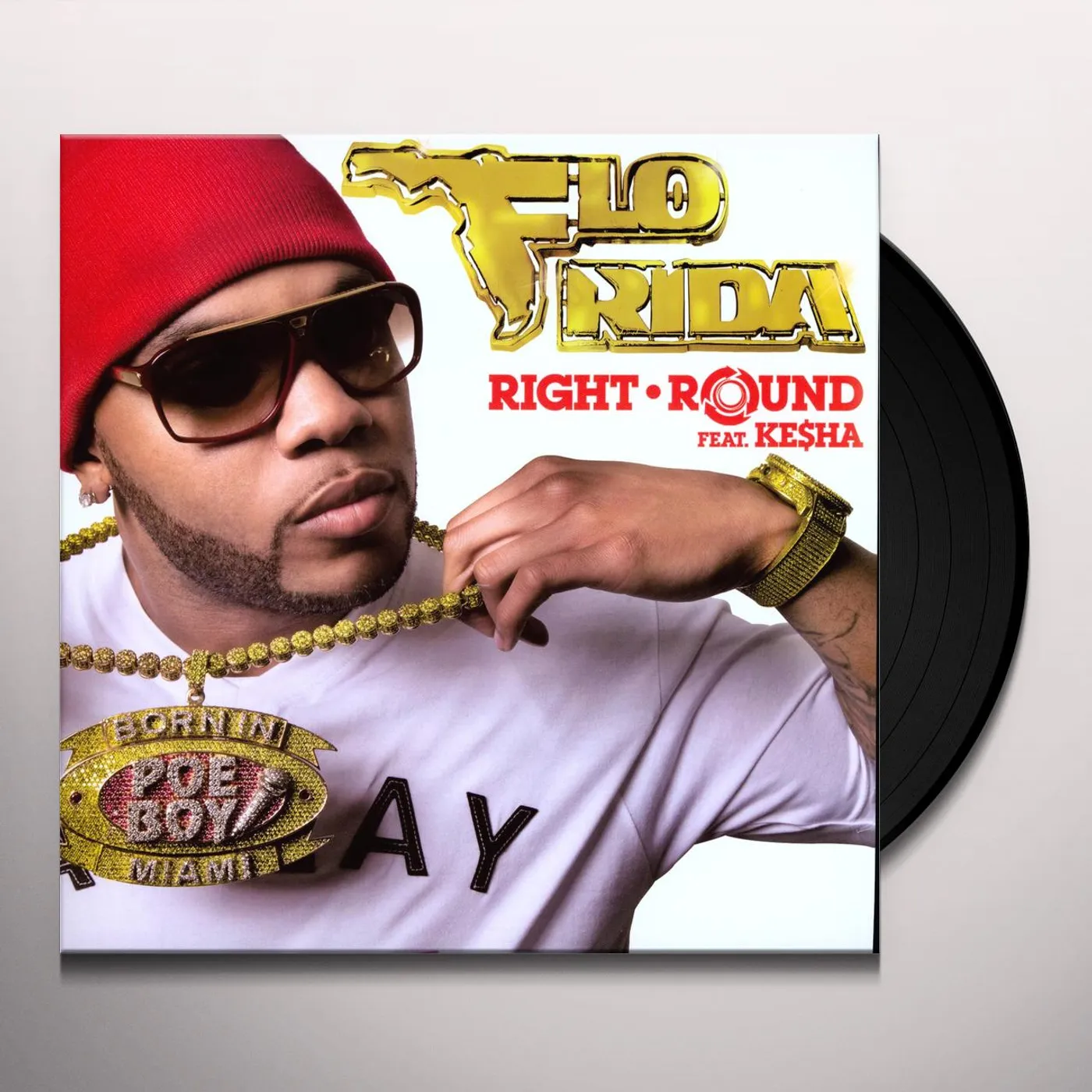 Flo Rida RIGHT ROUND (GER) Vinyl Record
