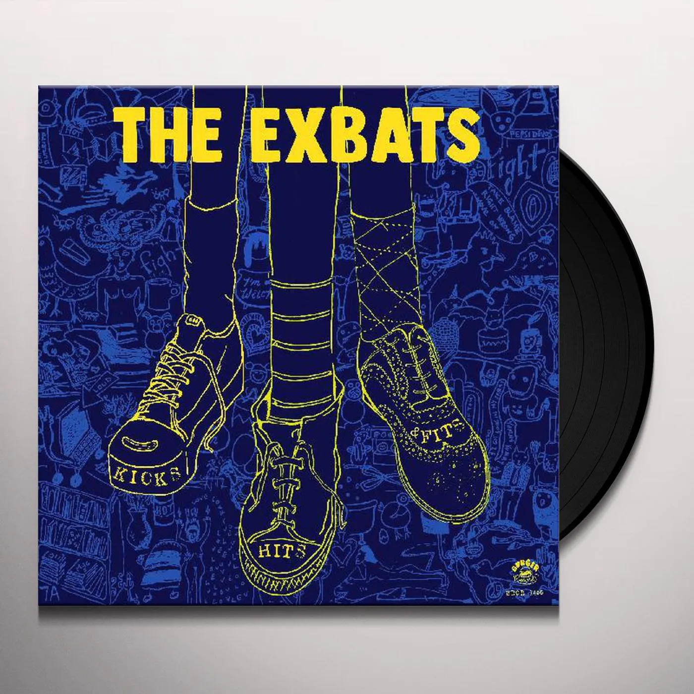 The Exbats HITS,KICKS & FITS Vinyl Record