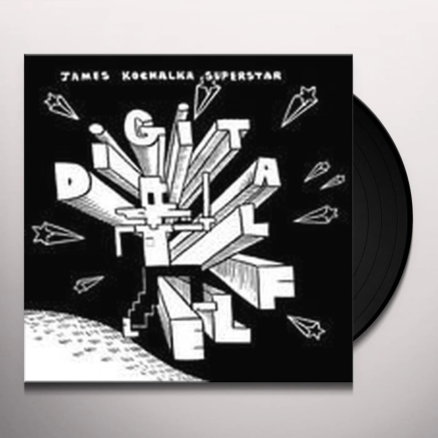 James Kochalka Superstar Digital Elf & Kissers Vinyl Record