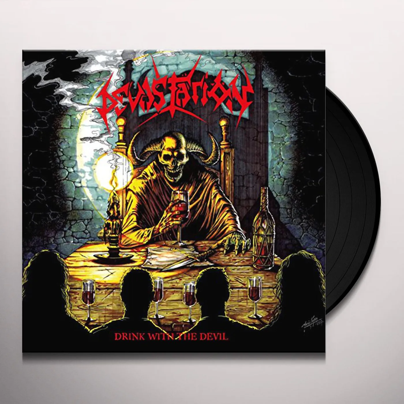 Devastation Drink With The Devil Vinyl Record