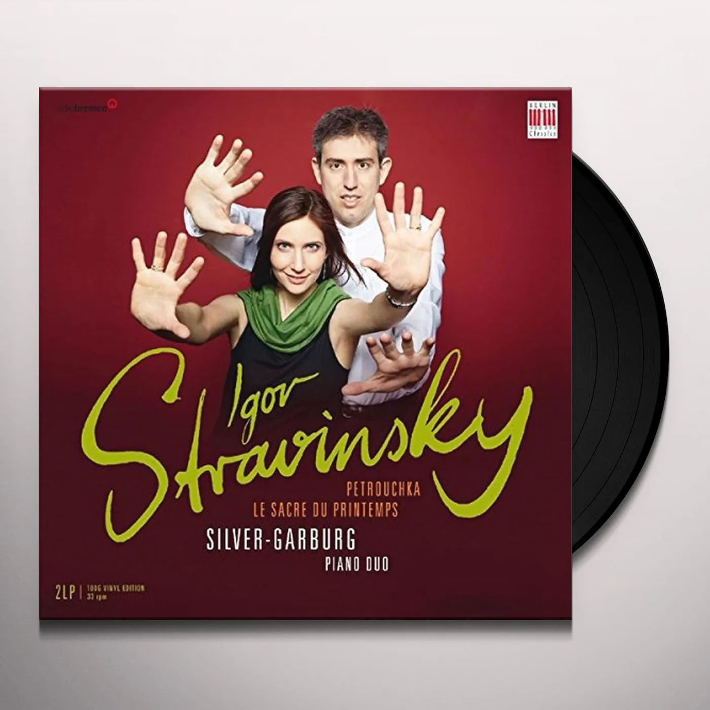Silver Garburg Piano Duo STRAVINSKY: PETROUCHKA & SACRE DU PRINTEMPS Vinyl Record - UK Release