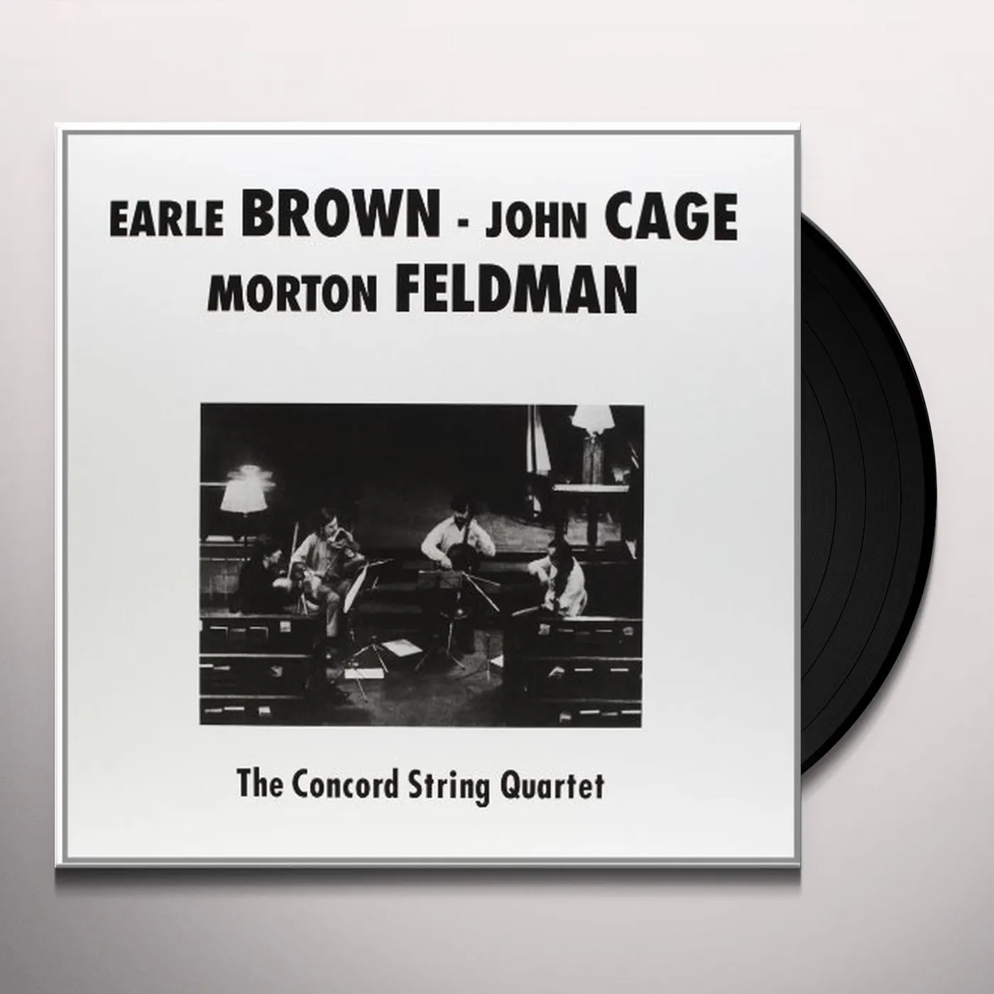 Concord String Quartet PLAYS BROWN CAGE & FELDMAN Vinyl Record