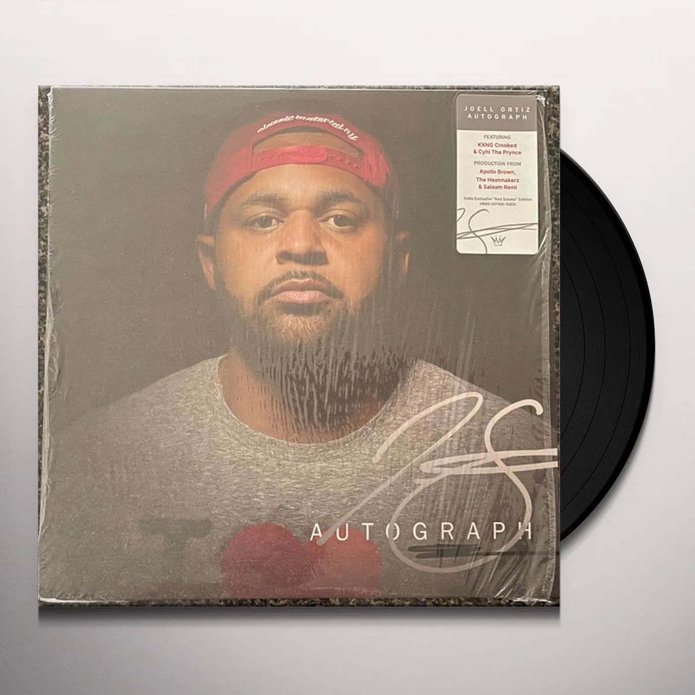 Joell Ortiz AUTOGRAPH (RED SMOKE VINYL) (I) Vinyl Record