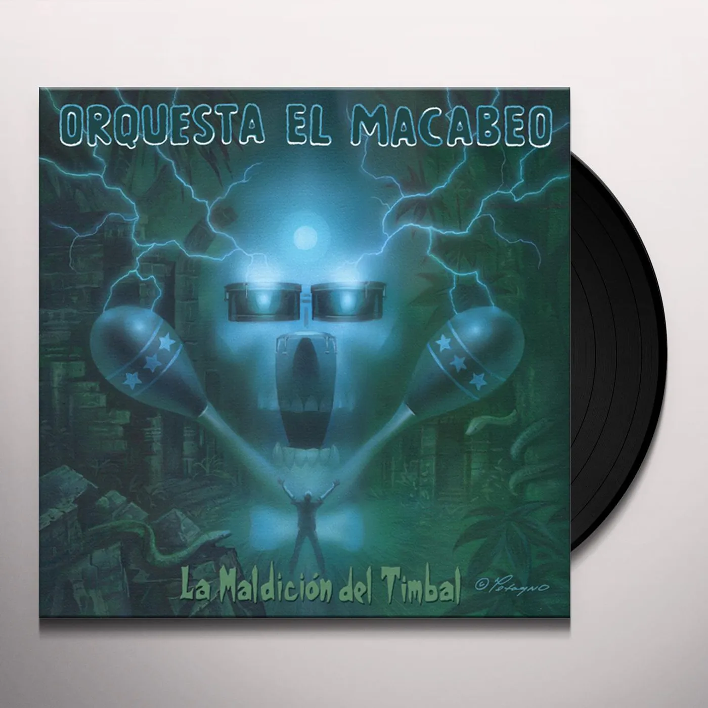 Orquesta el Macabeo LA MALDICION DEL TIMBAL Vinyl Record