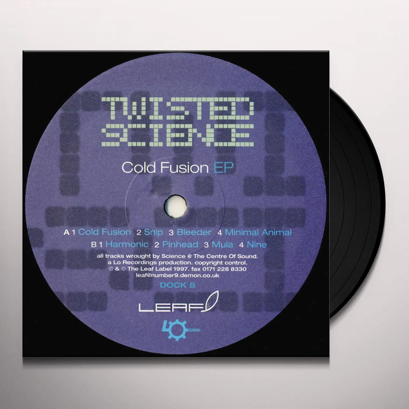 Twisted Science COLD FUSION Vinyl Record