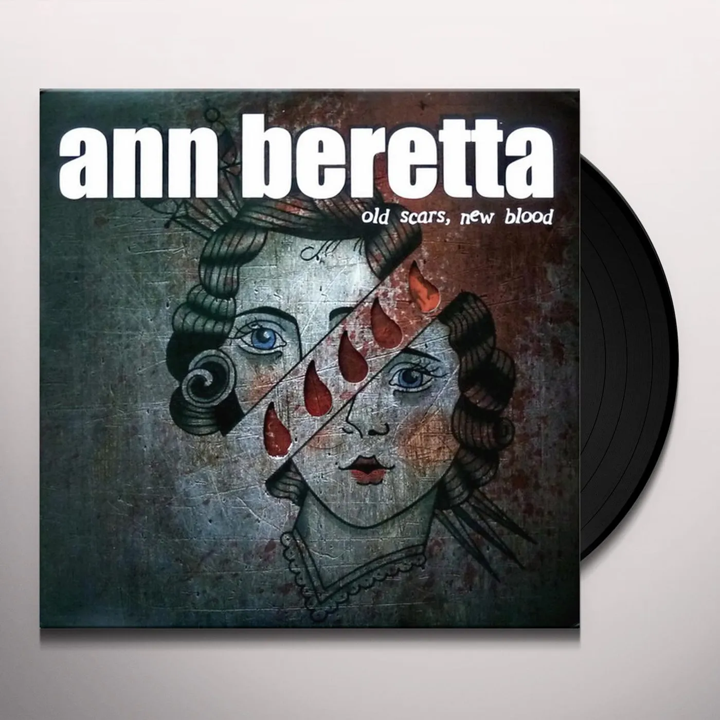 Ann Beretta OLD SCARS NEW BLOOD Vinyl Record