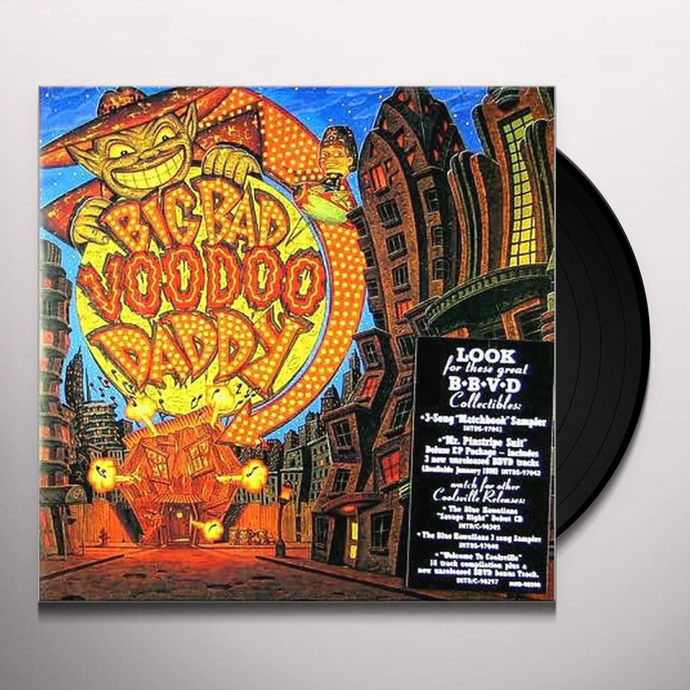 Big Bad Voodoo Daddy It Feels Like Christmas Time Vinyl Record