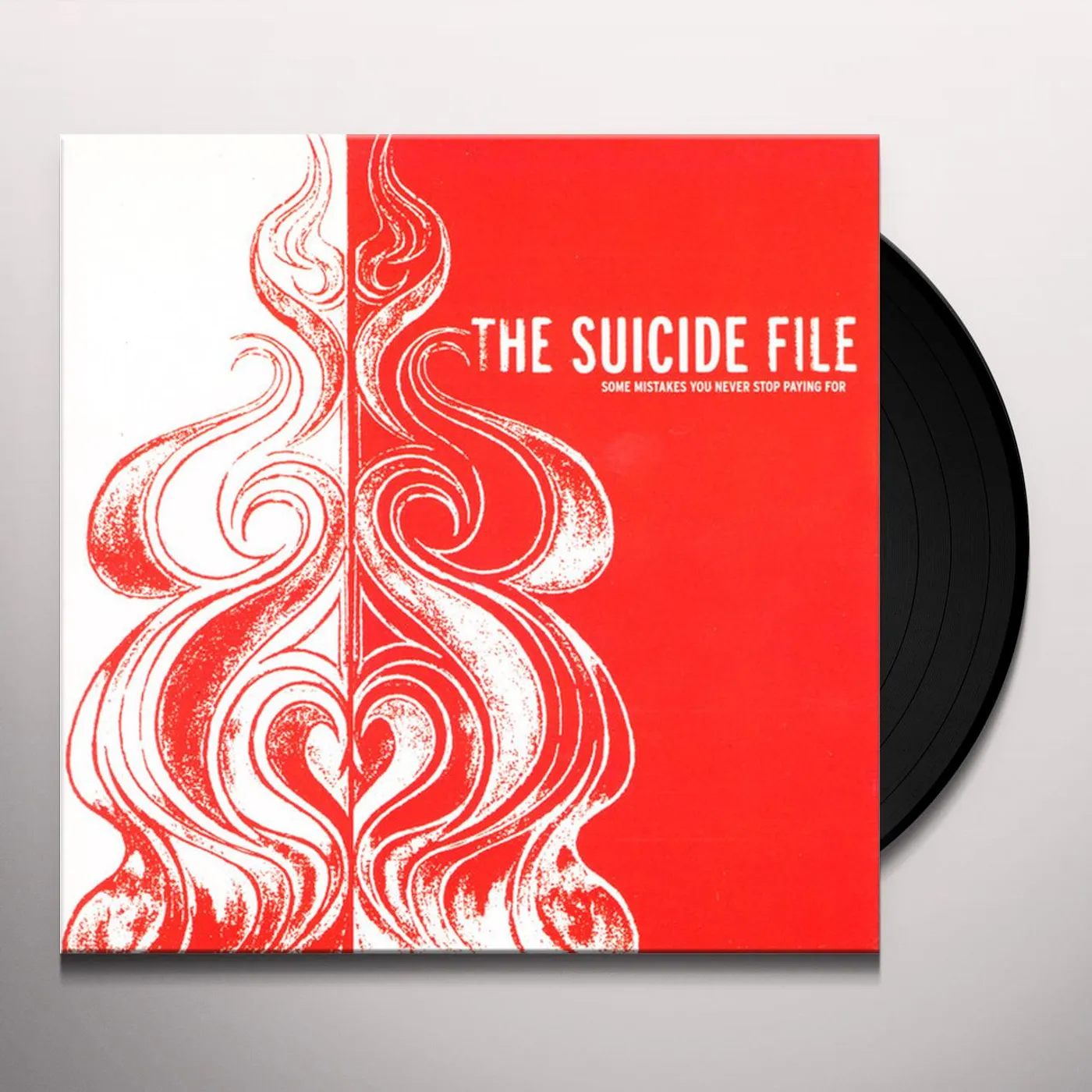 The Suicide File SOME MISTAKES YOU NEVER STOP PAYING (CLEAR) Vinyl Record