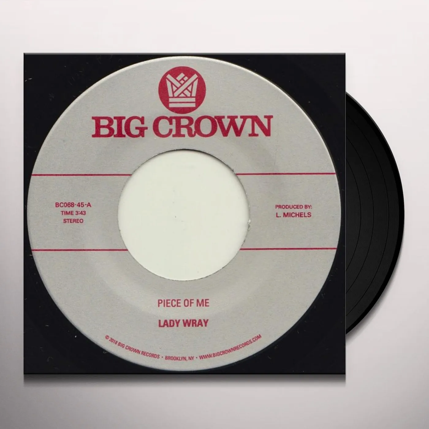 Lady Wray PIECE OF ME / COME ON IN Vinyl Record