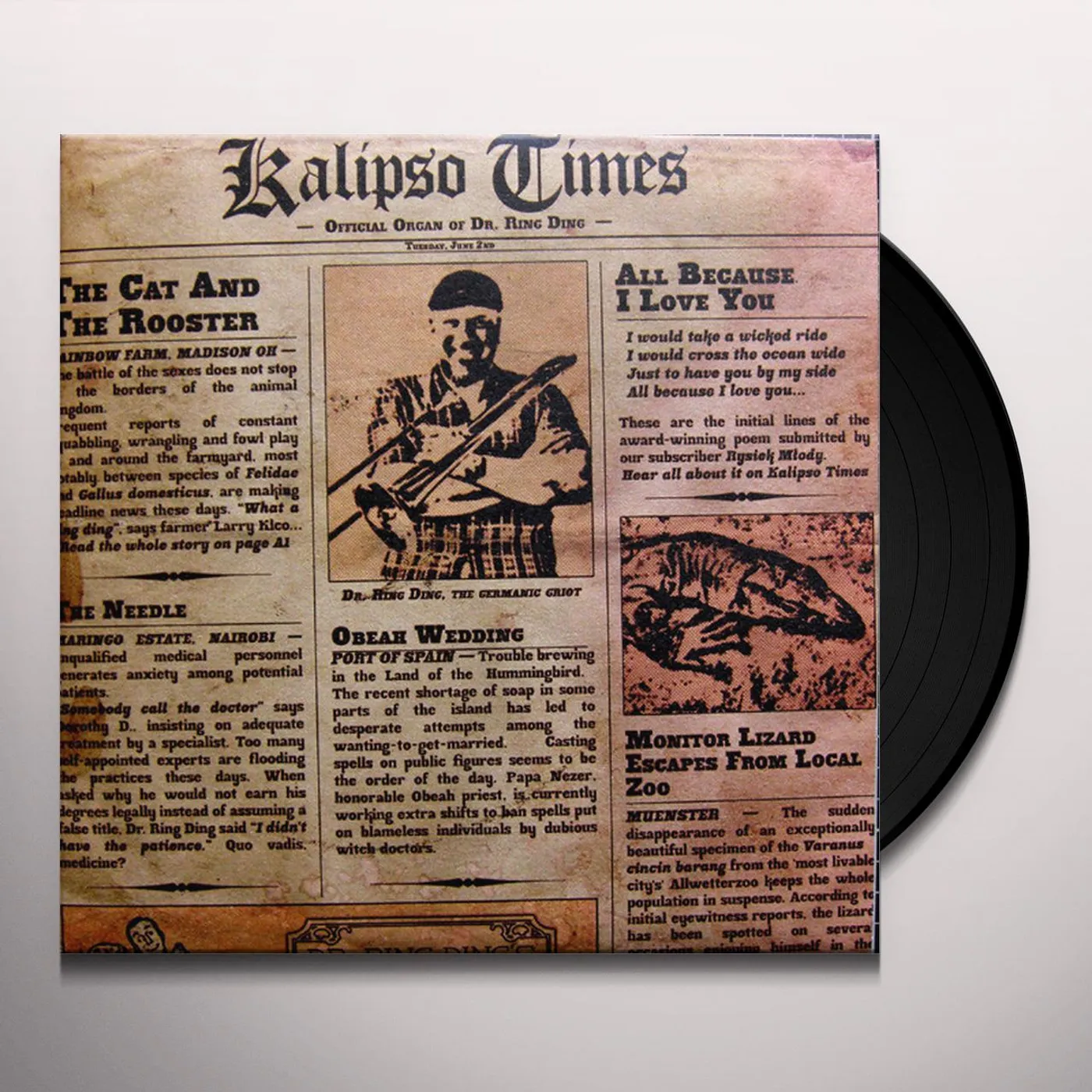 Dr. Ring-Ding & The Senior Allstars KALIPSO TIMES Vinyl Record