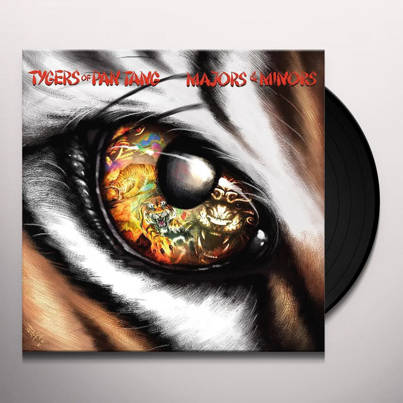 Tygers Of Pan Tang MAJORS & MINORS (MARBLE GREY VINYL) Vinyl Record