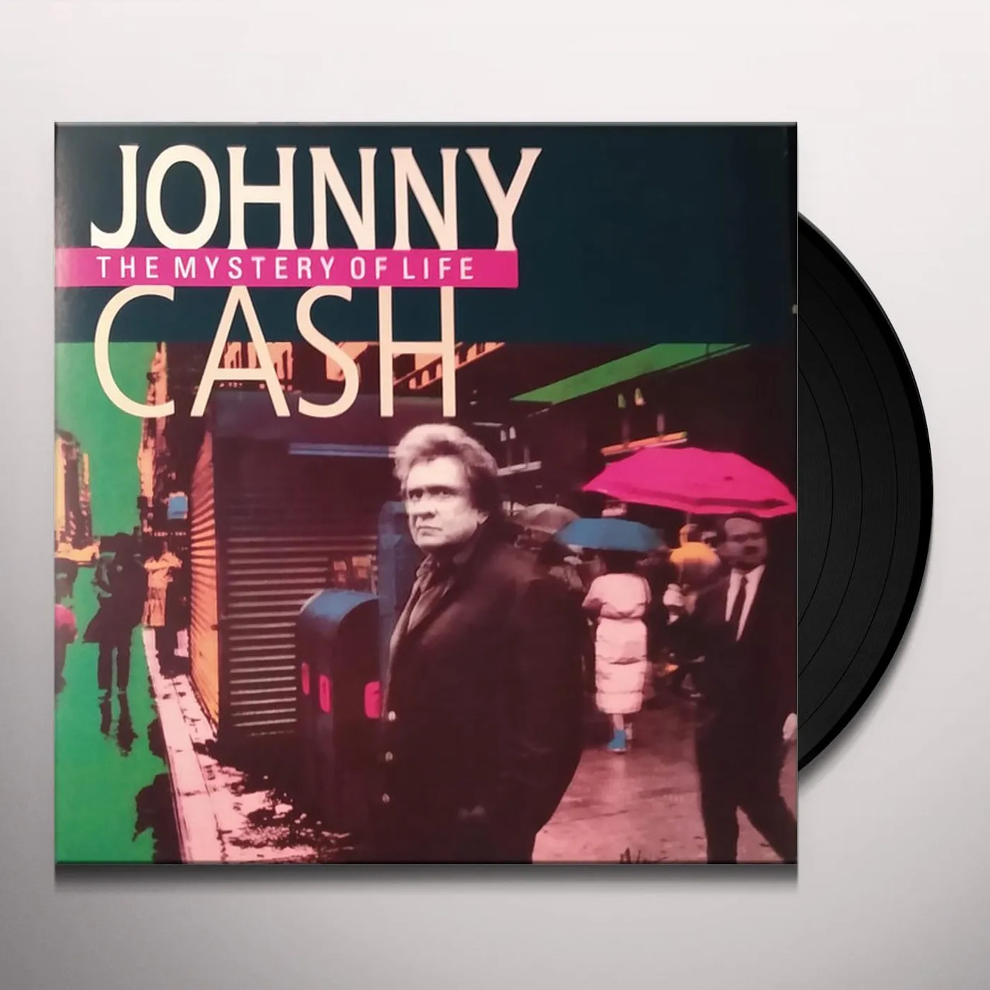 Johnny Cash MYSTERY OF LIFE Vinyl Record