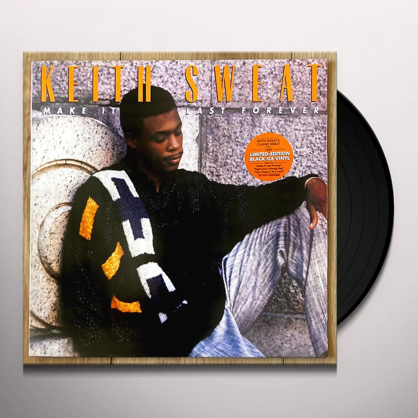 Keith Sweat MAKE IT LAST FOREVER (BLACK ICE VINYL) Vinyl Record