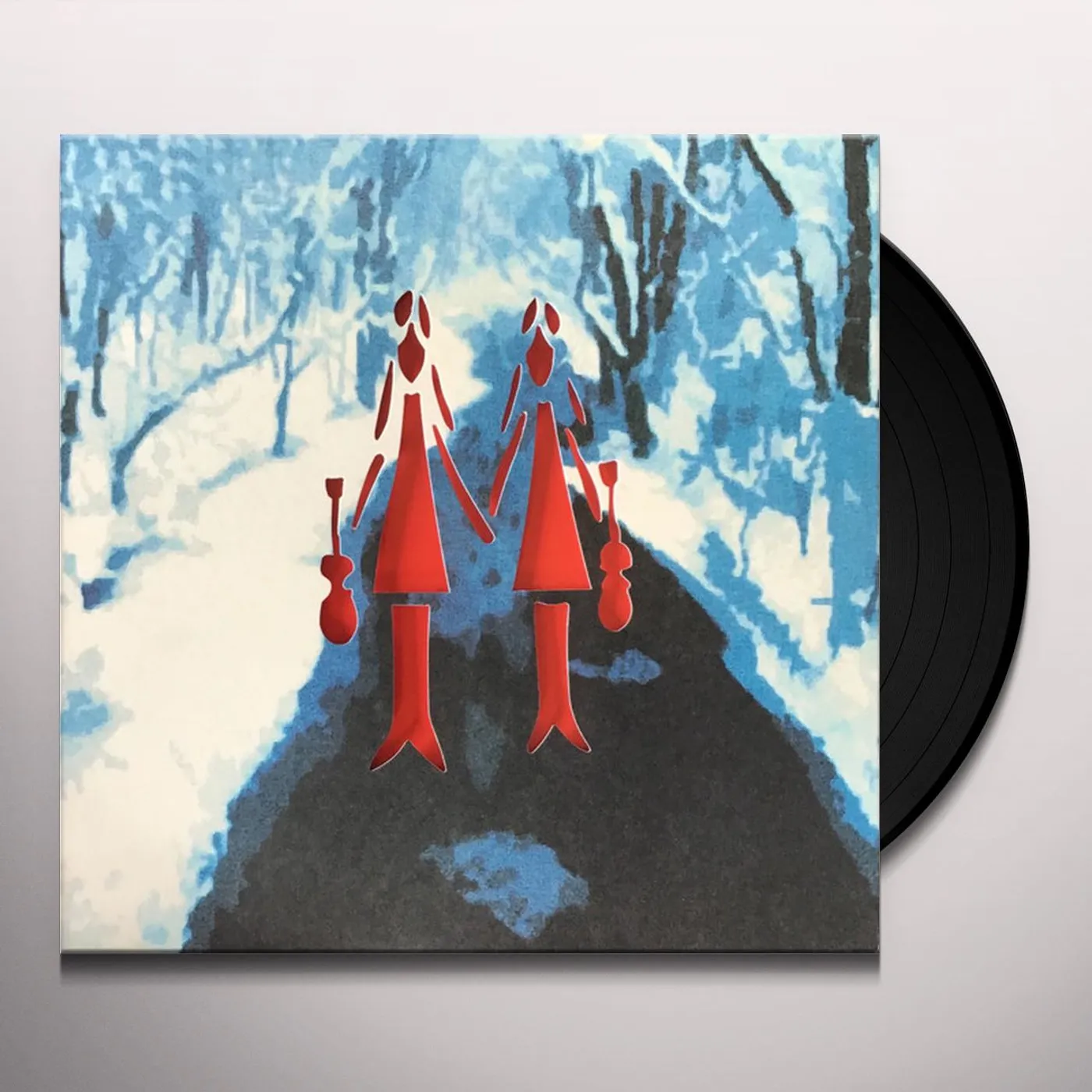 MONO WALKING CLOUD & DEEP RED SKY FLAG FLUTTERED Vinyl Record