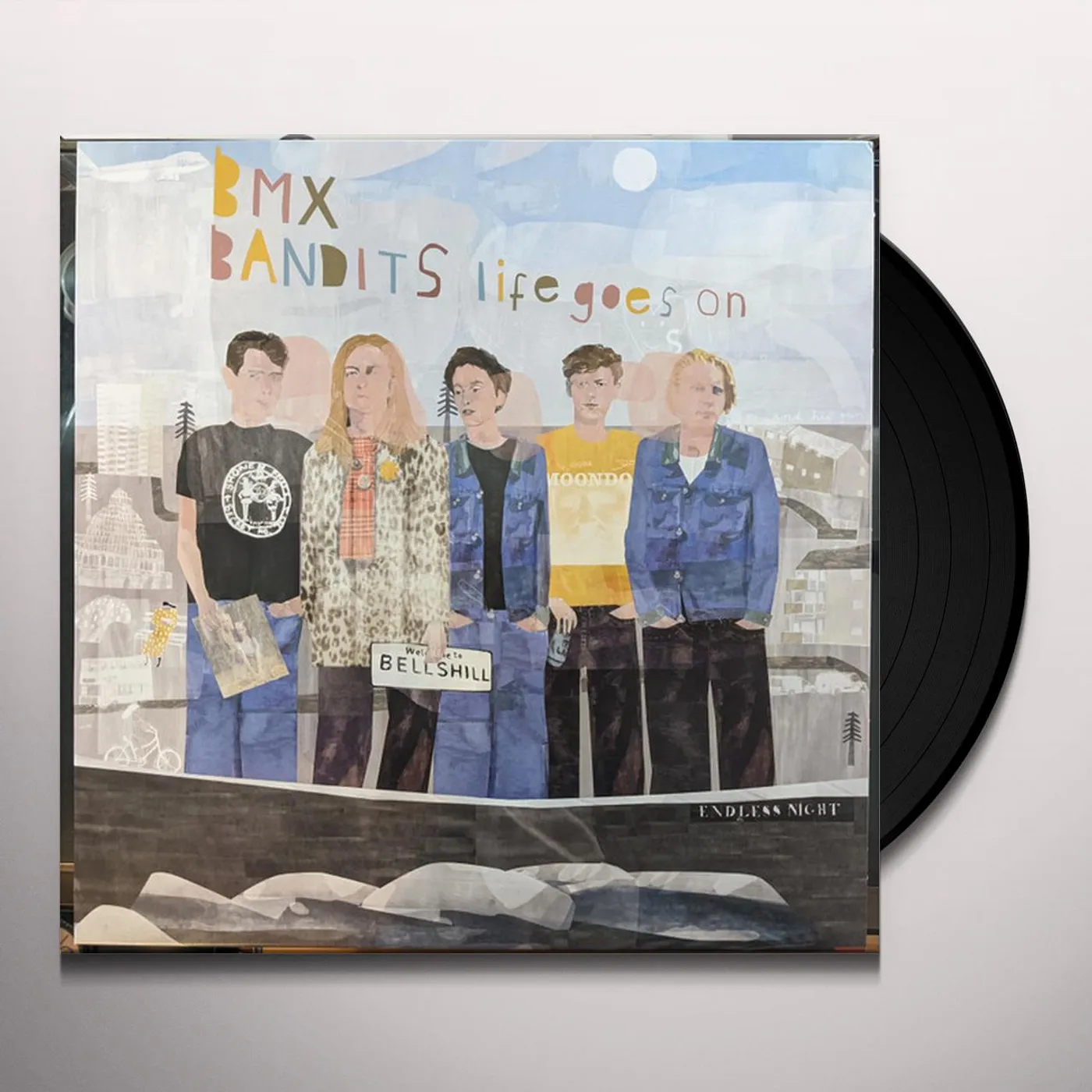 BMX Bandits LIFE GOES ON Vinyl Record