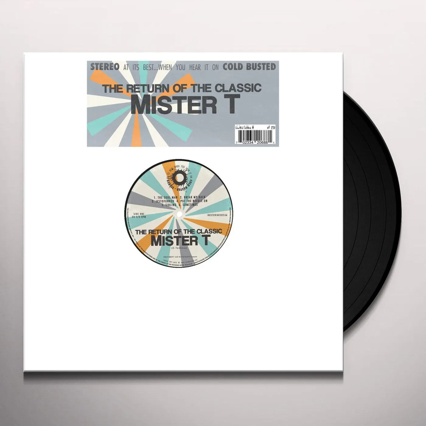 Mister T. RETURN OF THE CLASSIC Vinyl Record