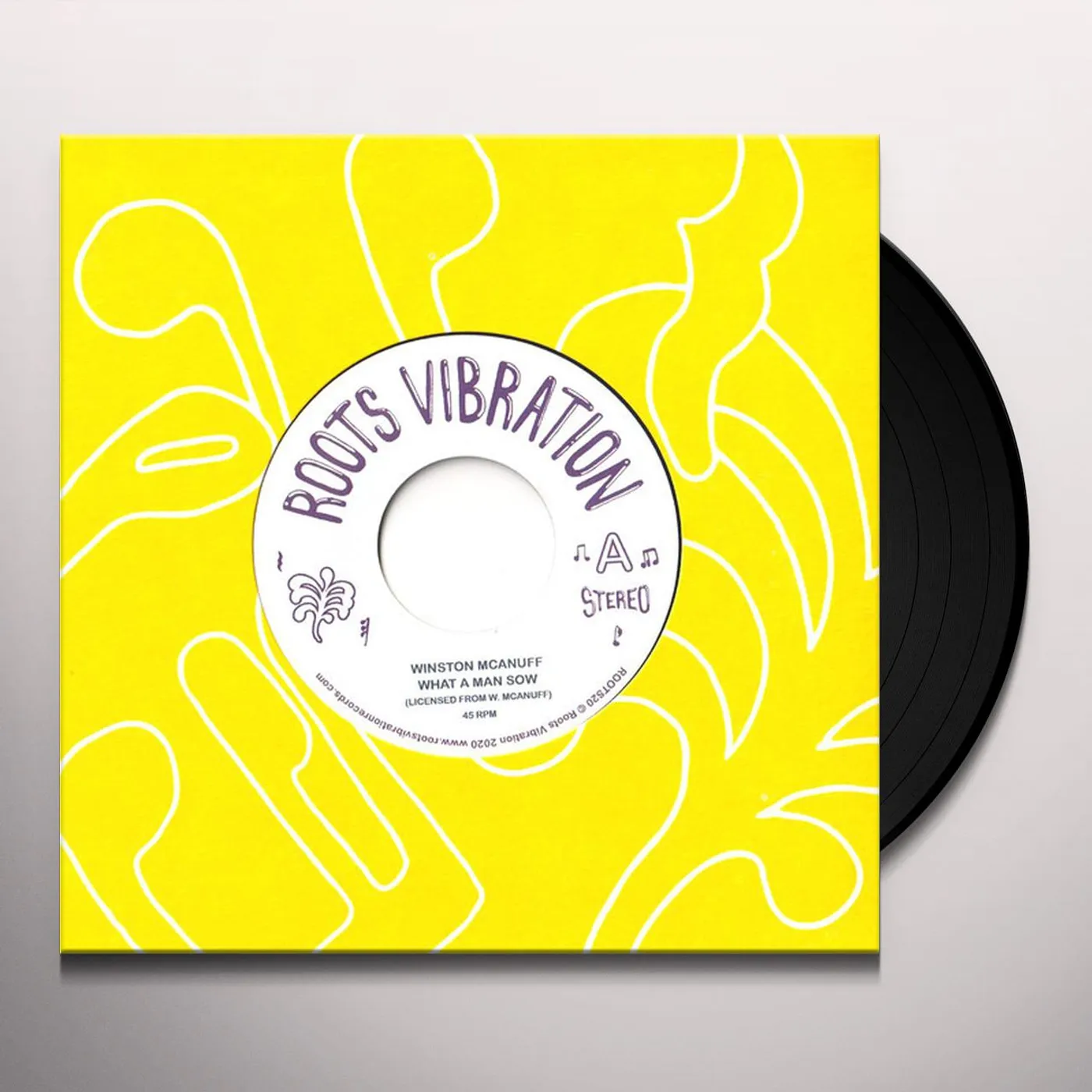 Winston McAnuff WHAT A MAN SOW Vinyl Record