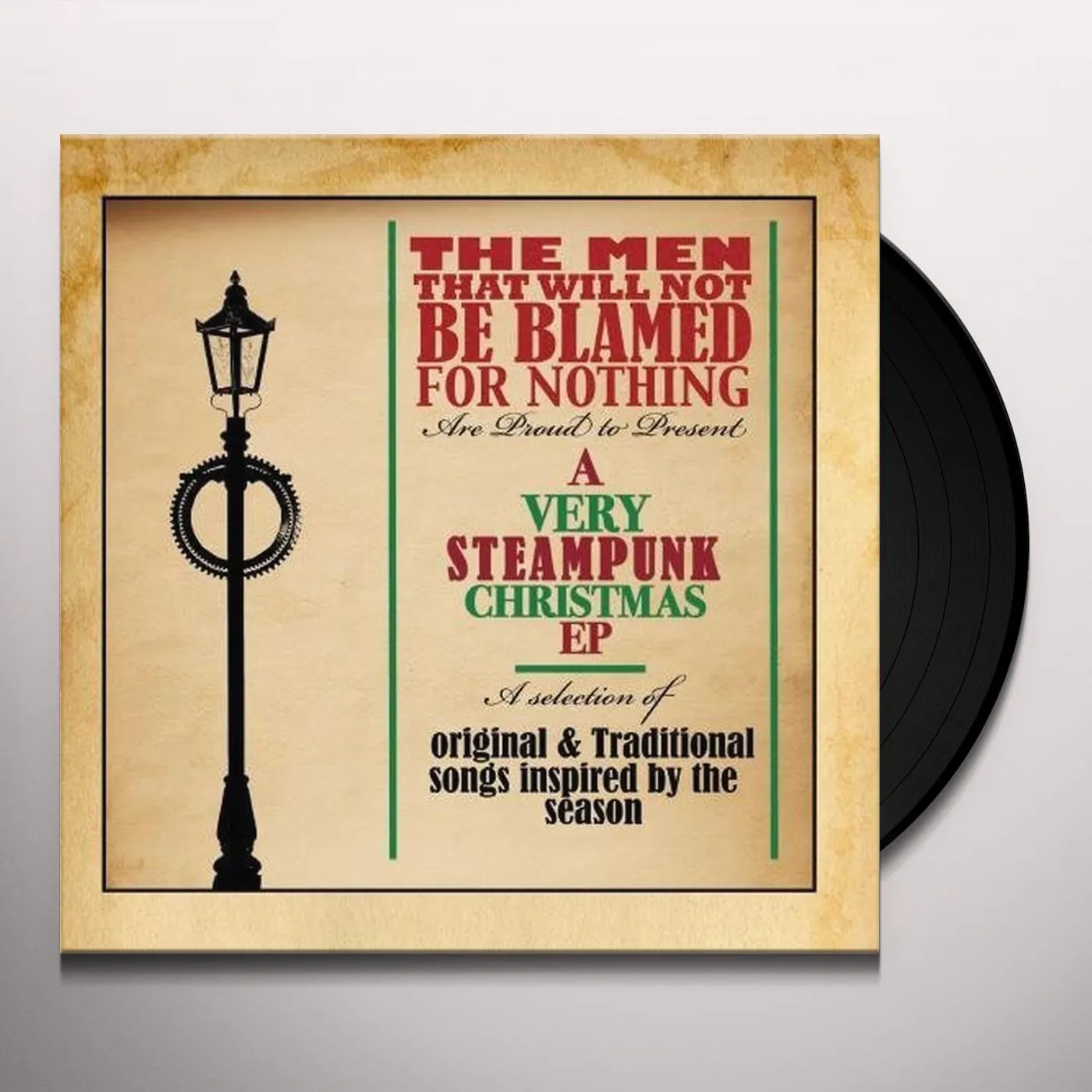 The Men That Will Not Be Blamed For Nothing VERY STEAMPUNK CHRISTMAS EP Vinyl Record