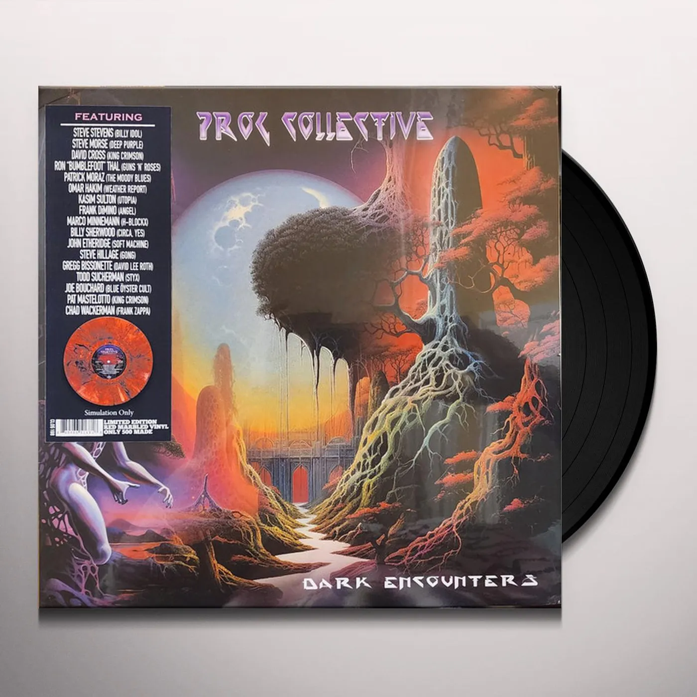 The Prog Collective DARK ENCOUNTERS (RED VINYL) Vinyl Record