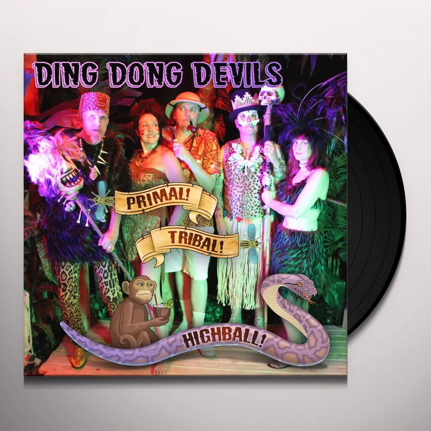 Ding Dong Devils PRIMAL TRIBAL HIGHBALL Vinyl Record