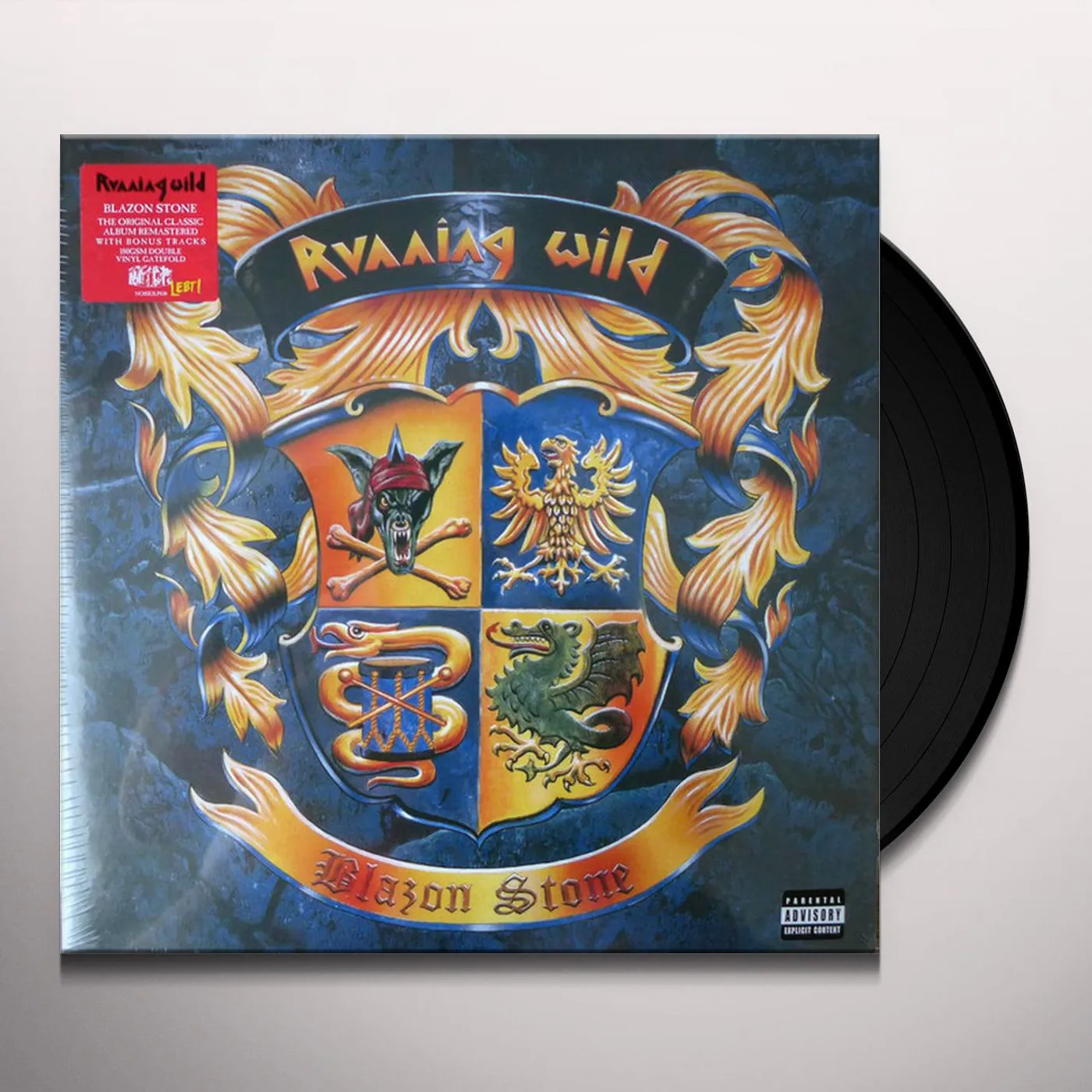 Running Wild Blazon Stone Vinyl Record