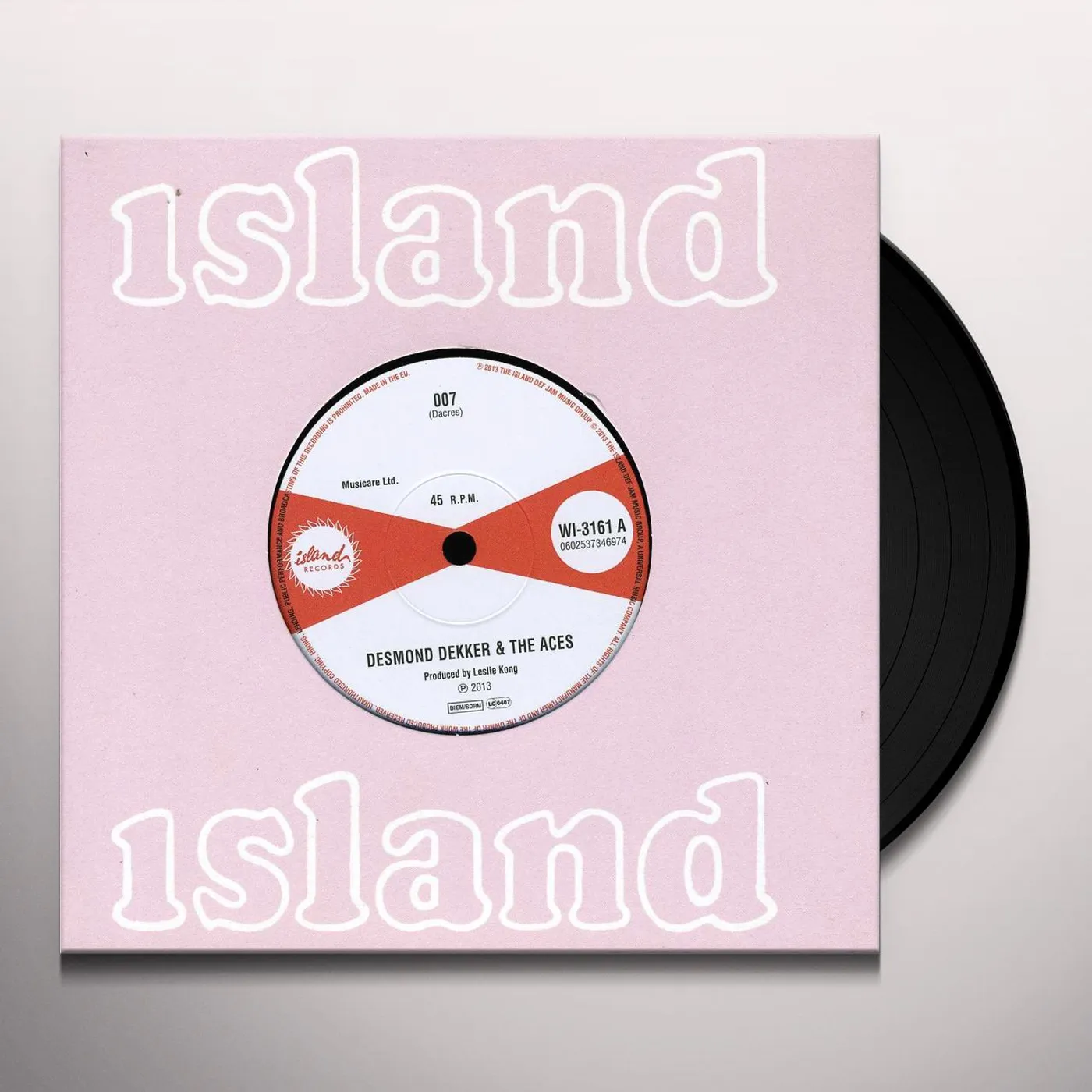 Desmond Dekker 007 / WISE MAN Vinyl Record - Holland Release