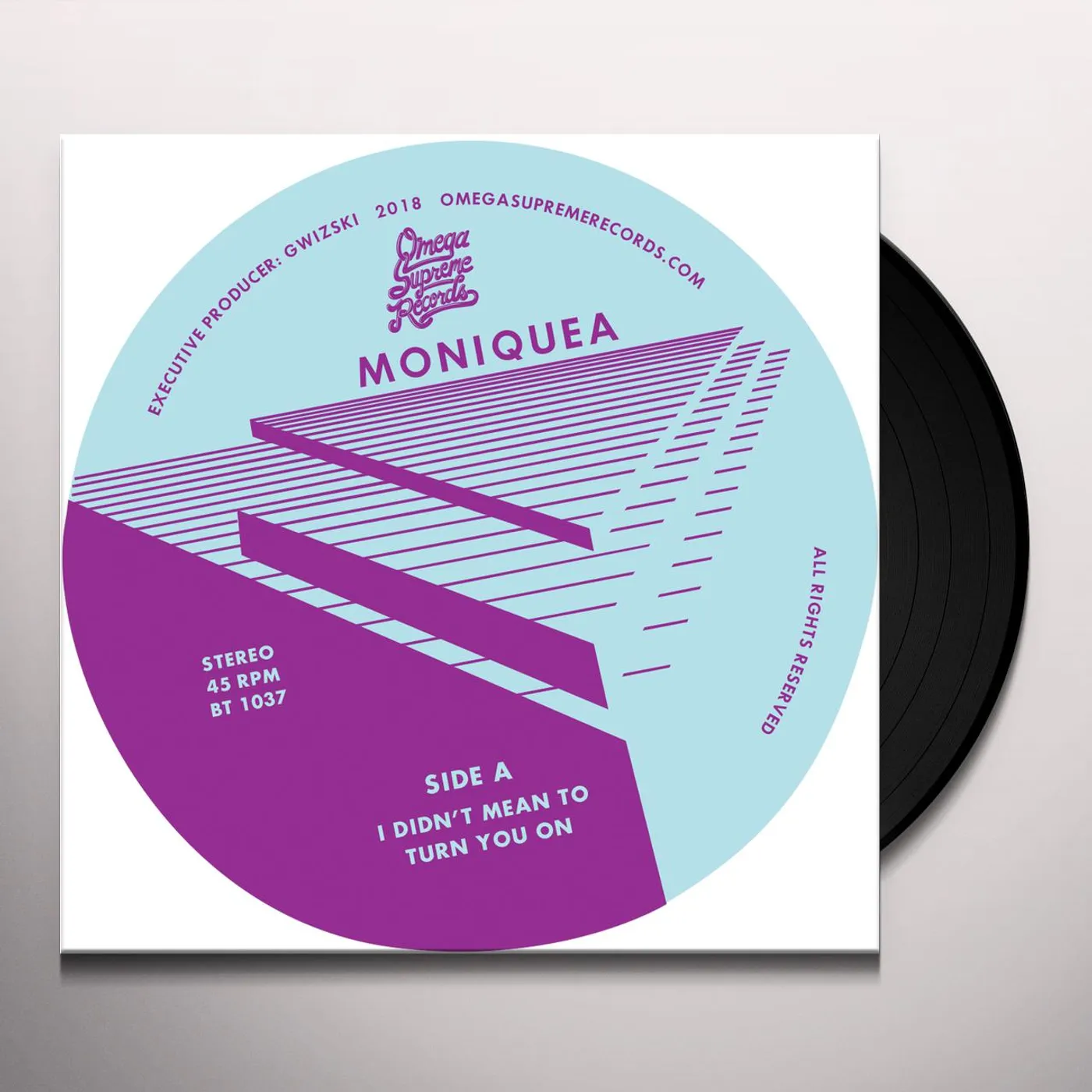 Moniquea I DIDN'T MEAN TO TURN YOU ON / BREAK NO HEARTS Vinyl Record