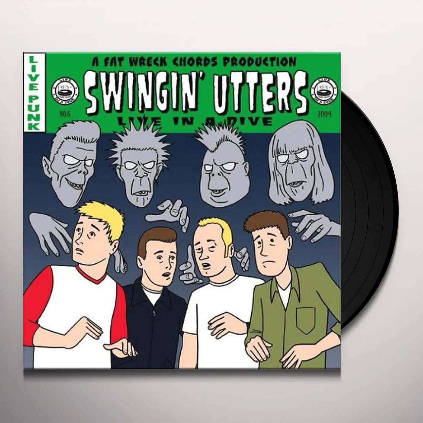 Swingin' Utters Live In A Dive Vinyl Record