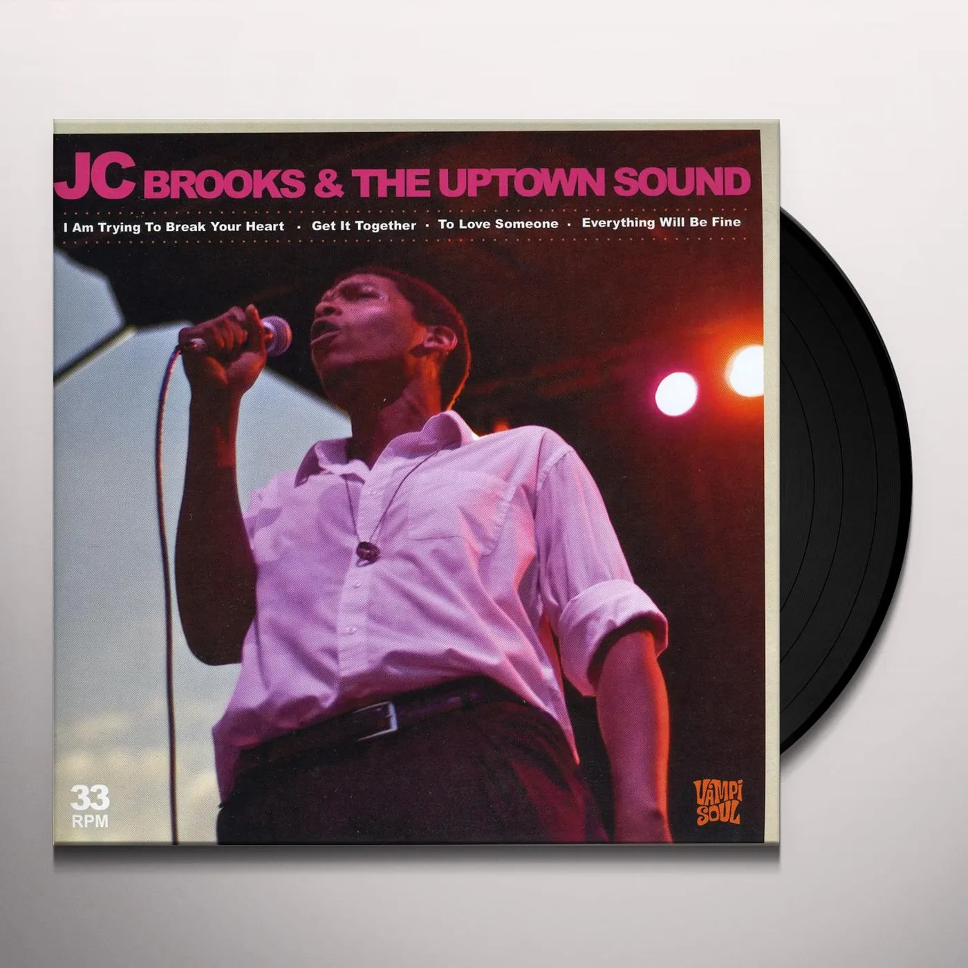 JC Brooks & The Uptown Sound I AM TRYING TO BREAK YOUR HEART Vinyl Record