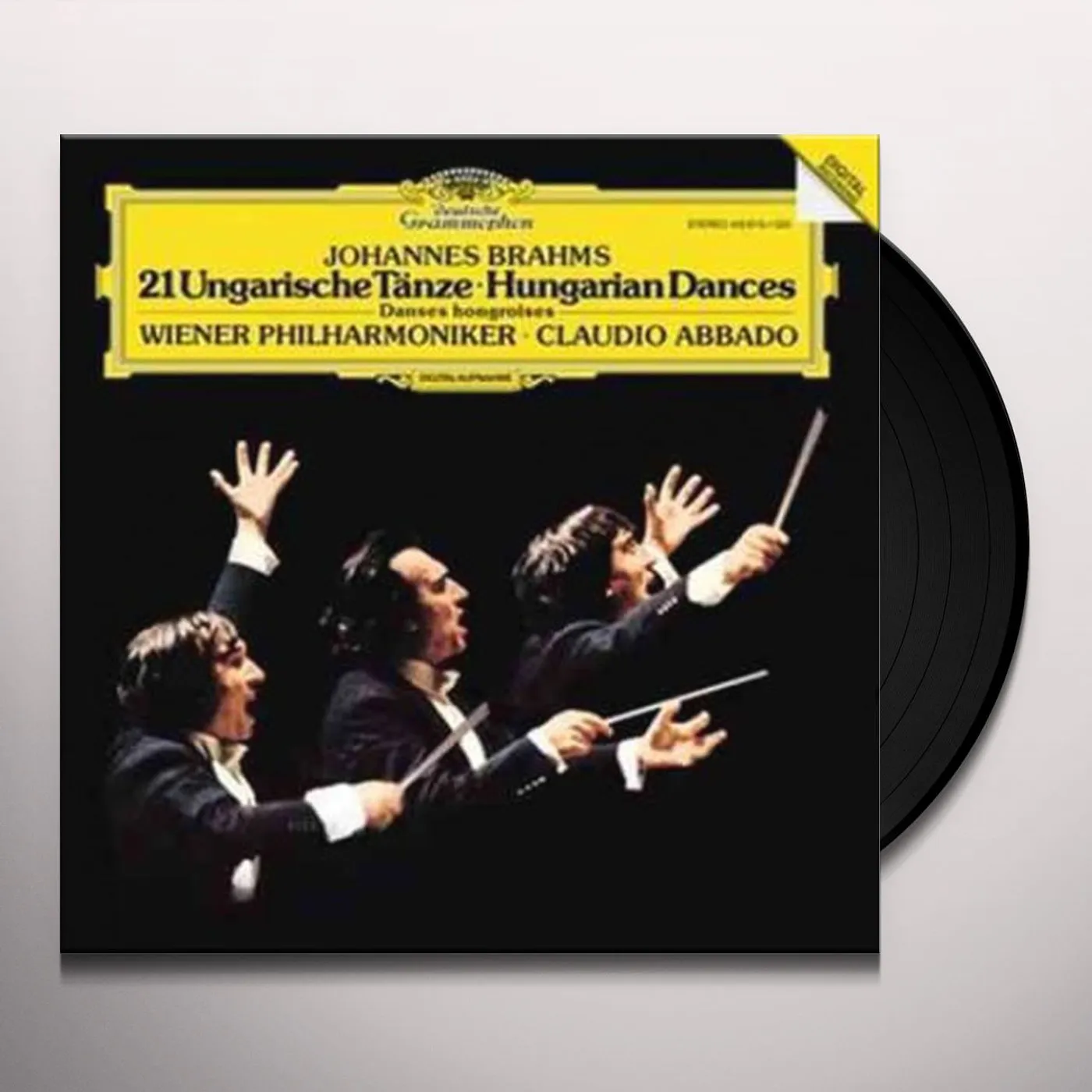Claudio Abbado BRAHMS 21 UNGARISCHE TANZE Vinyl Record - UK Release