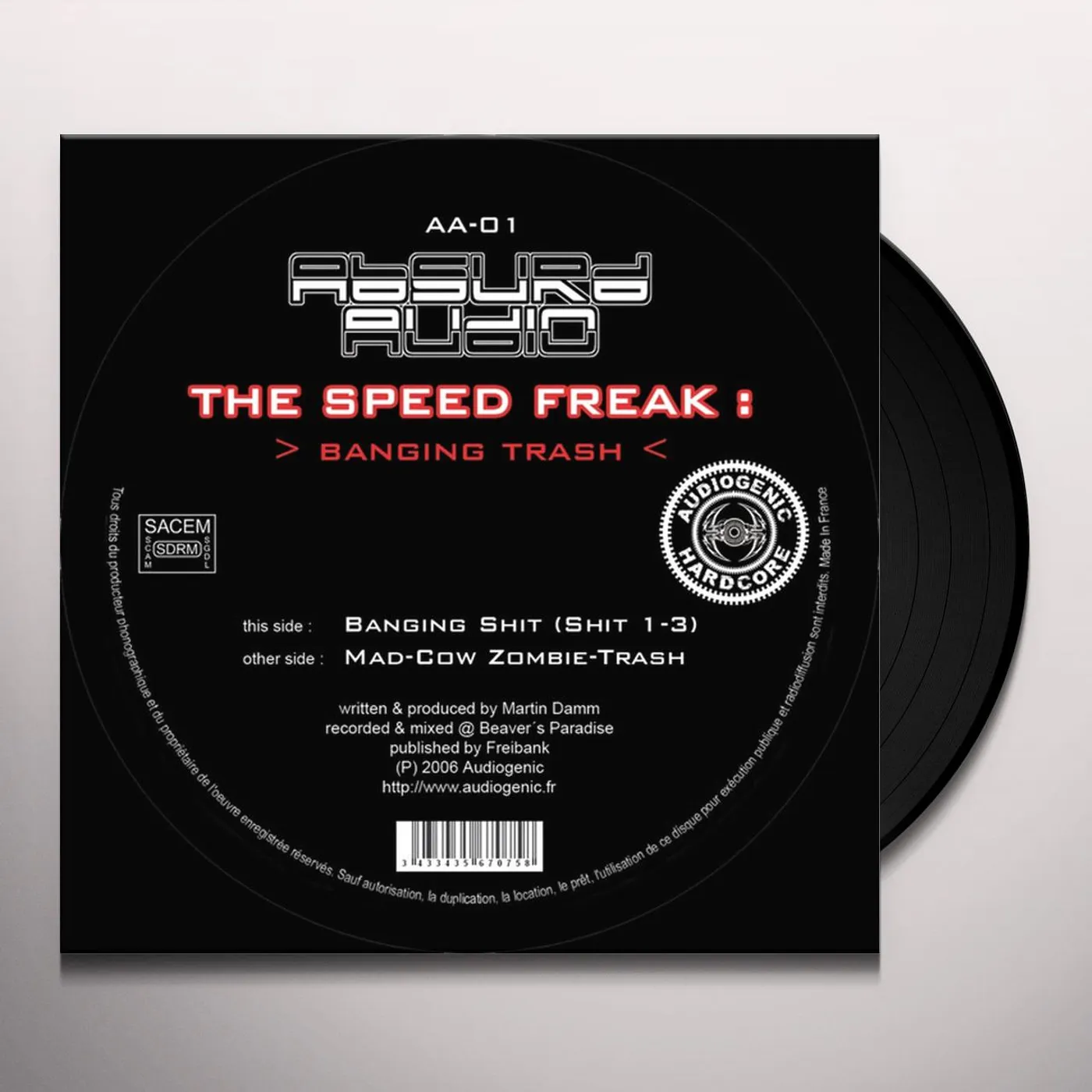 The Speed Freak BANGYOUR HEAD EP Vinyl Record